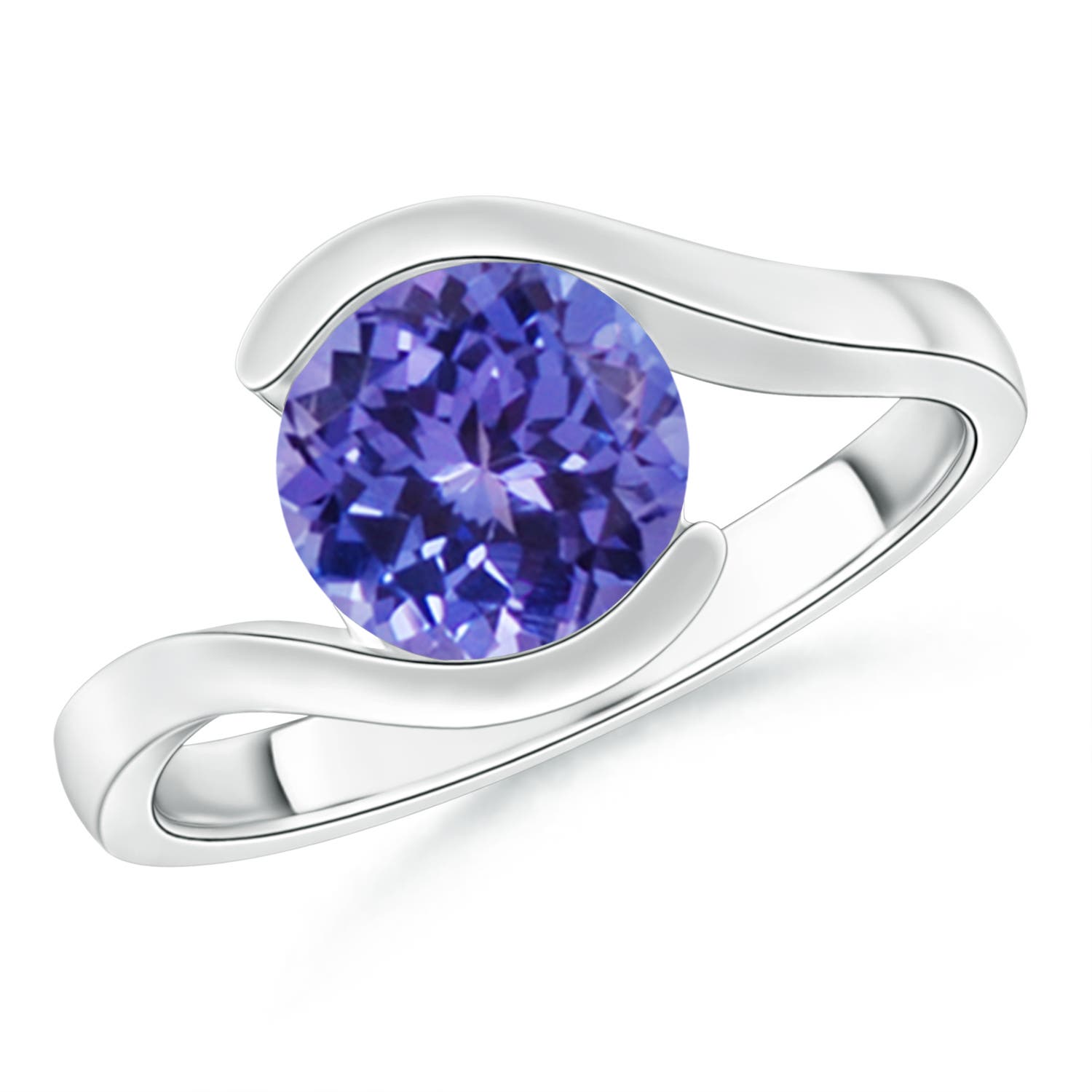 AA - Tanzanite / 1.8 CT / 14 KT White Gold