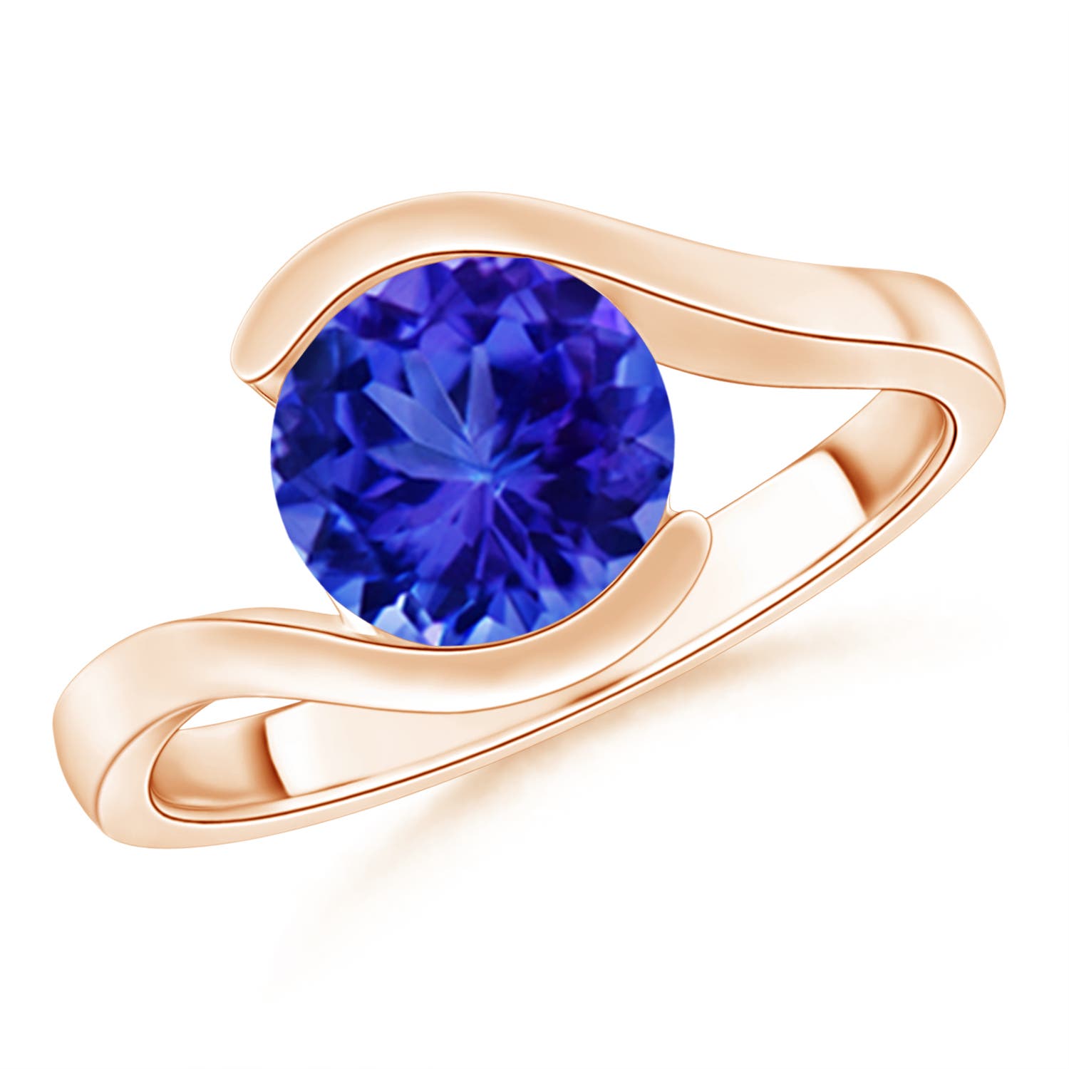 AAA - Tanzanite / 1.8 CT / 14 KT Rose Gold