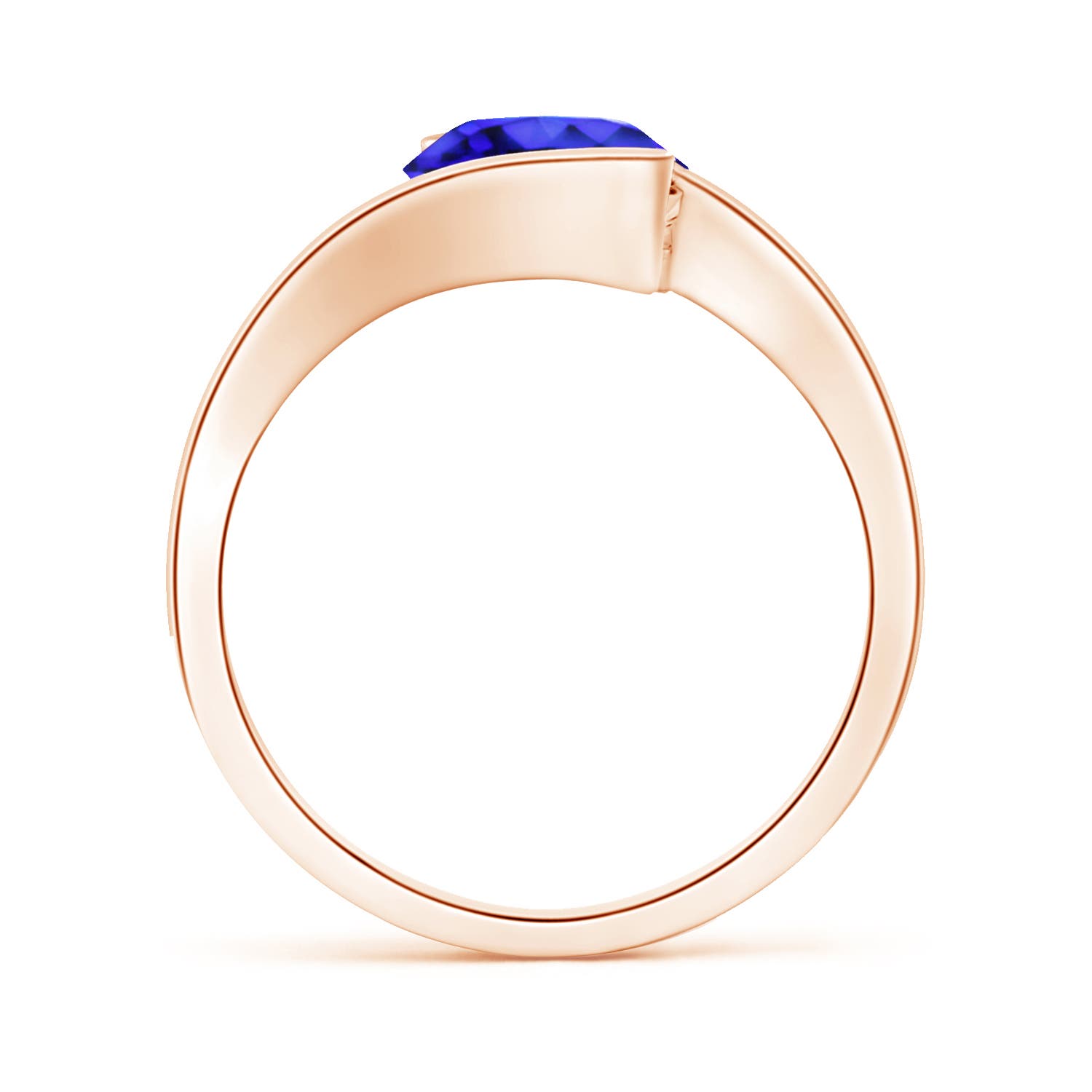 AAA - Tanzanite / 1.8 CT / 14 KT Rose Gold