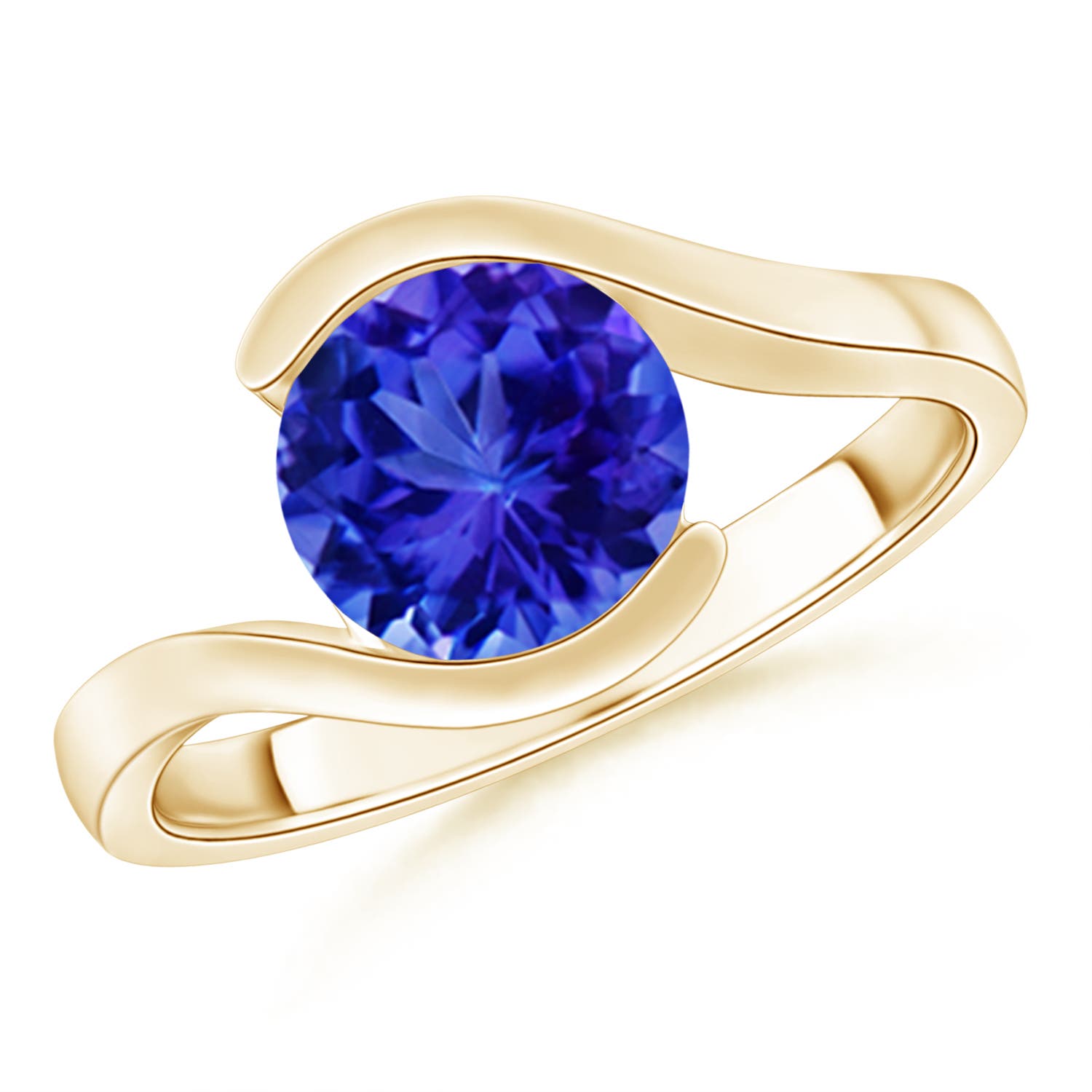 AAA - Tanzanite / 1.8 CT / 14 KT Yellow Gold