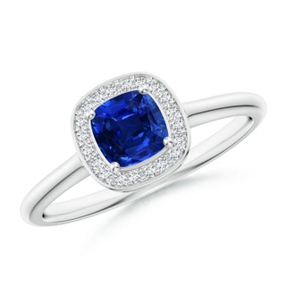 Cushion AAAA Blue Sapphire