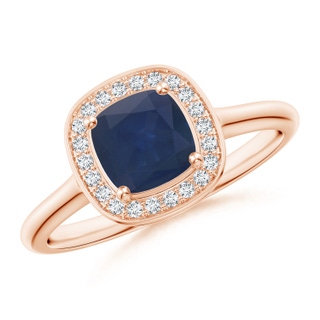Cushion A Blue Sapphire