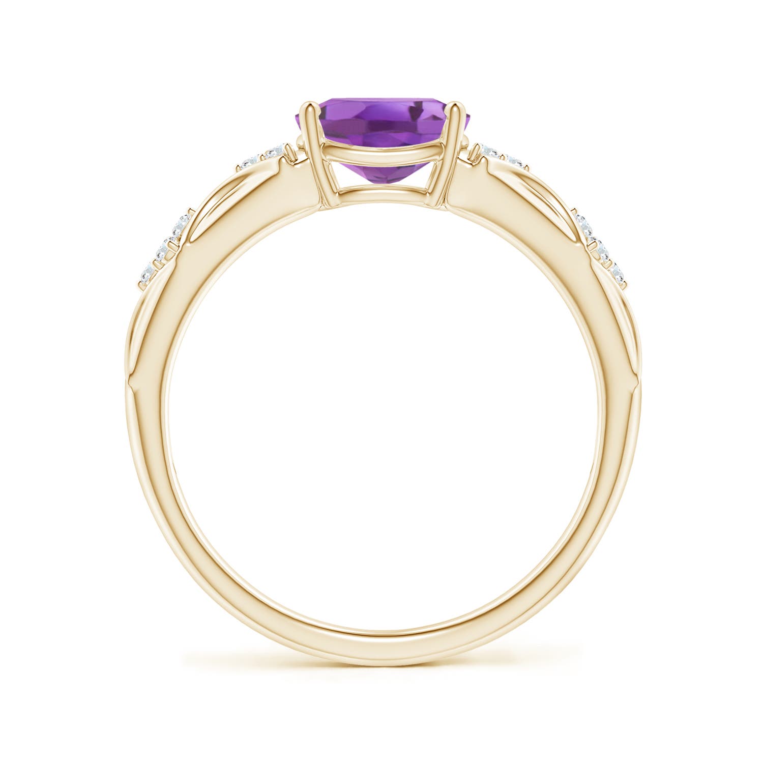 A - Amethyst / 1.22 CT / 14 KT Yellow Gold