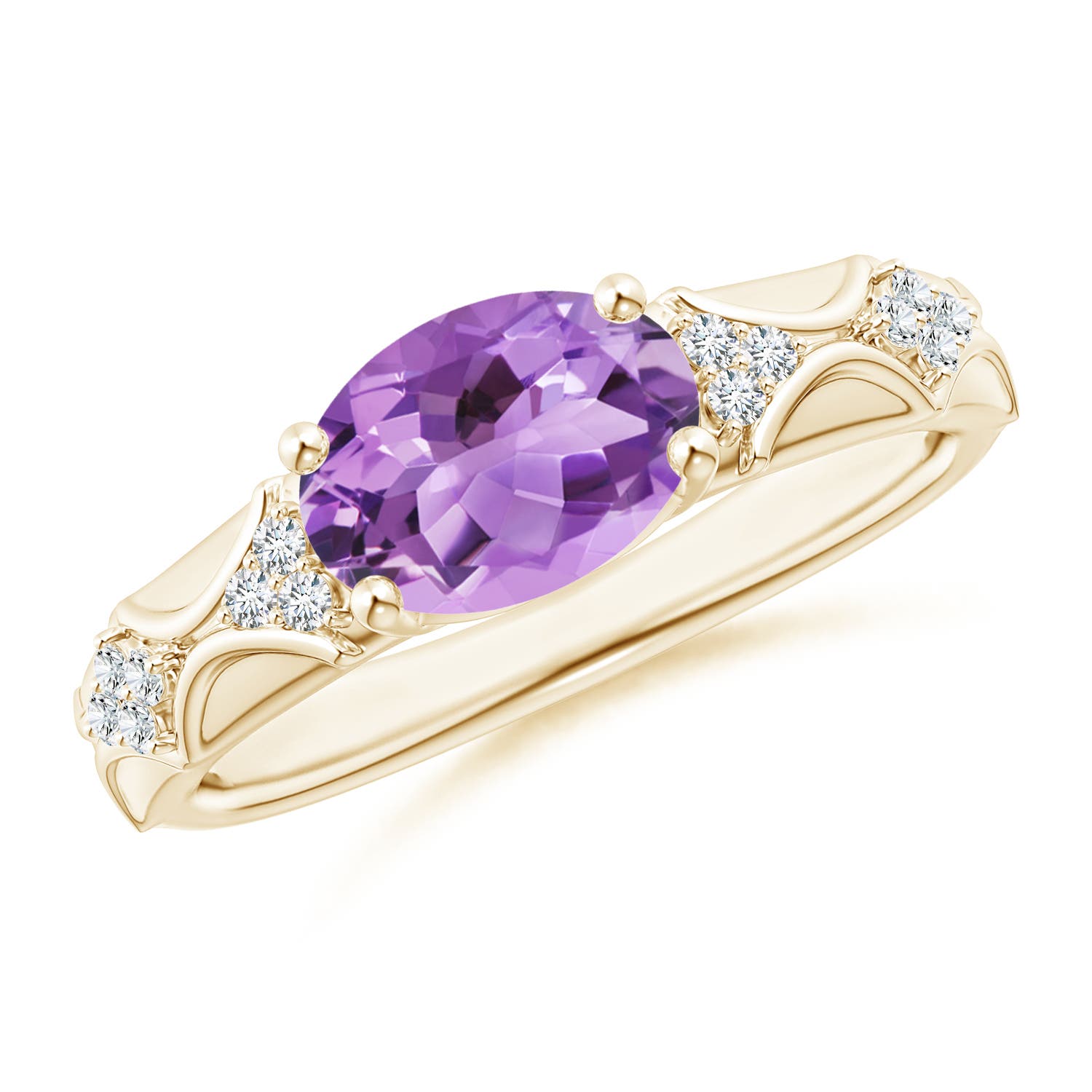 A - Amethyst / 1.68 CT / 14 KT Yellow Gold