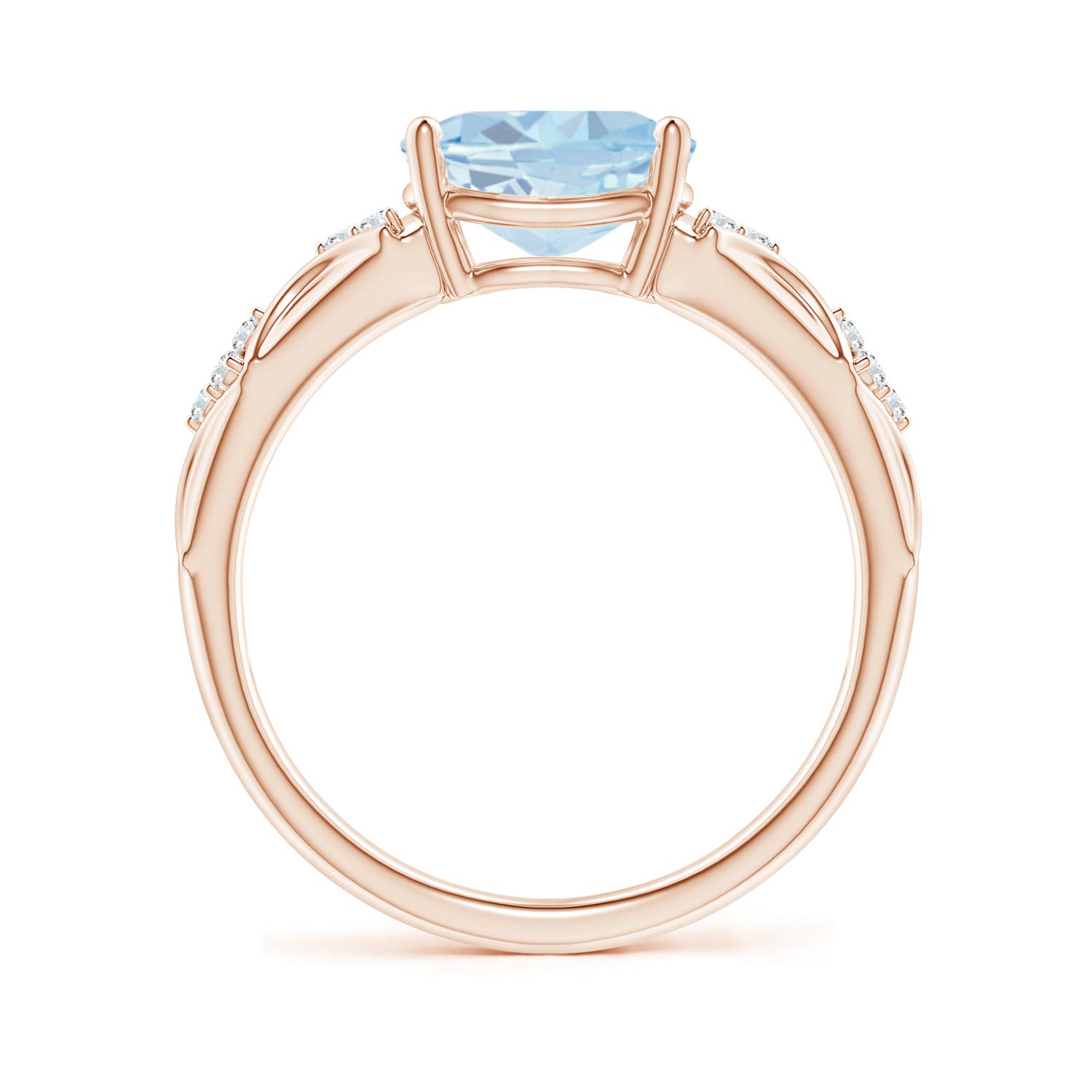 A - Aquamarine / 1.58 CT / 14 KT Rose Gold