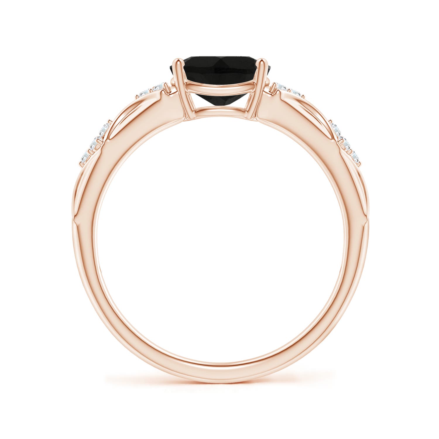 AAA - Black Onyx / 1.32 CT / 14 KT Rose Gold