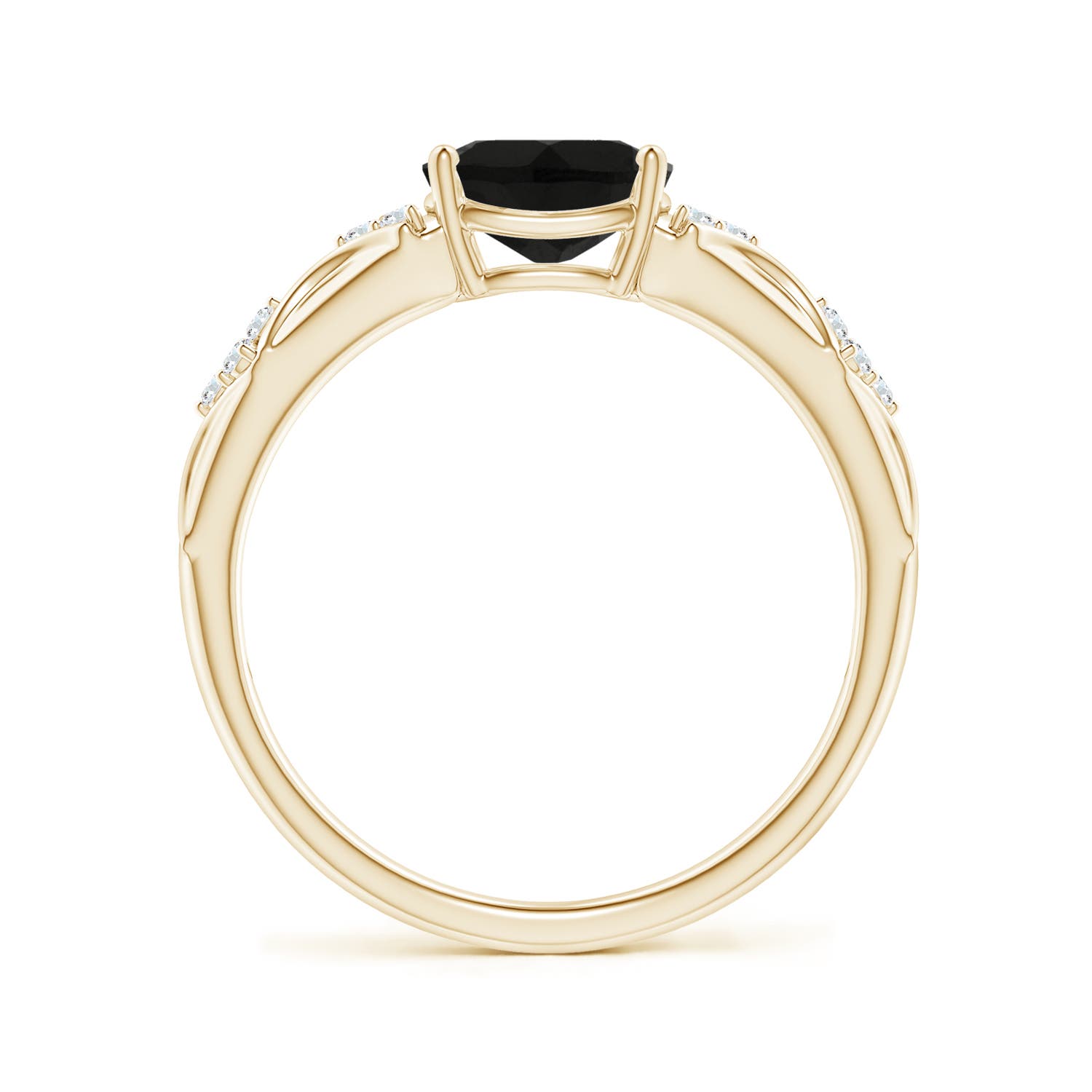 AAA - Black Onyx / 1.32 CT / 14 KT Yellow Gold