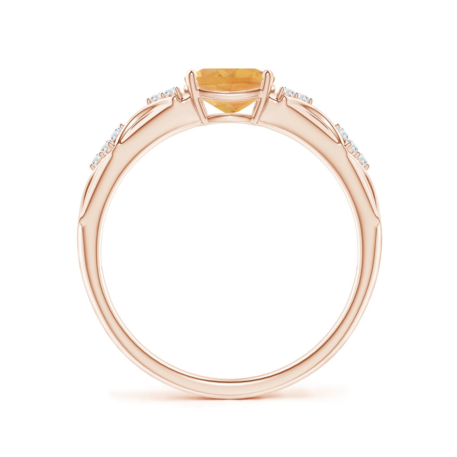 A - Citrine / 0.79 CT / 14 KT Rose Gold