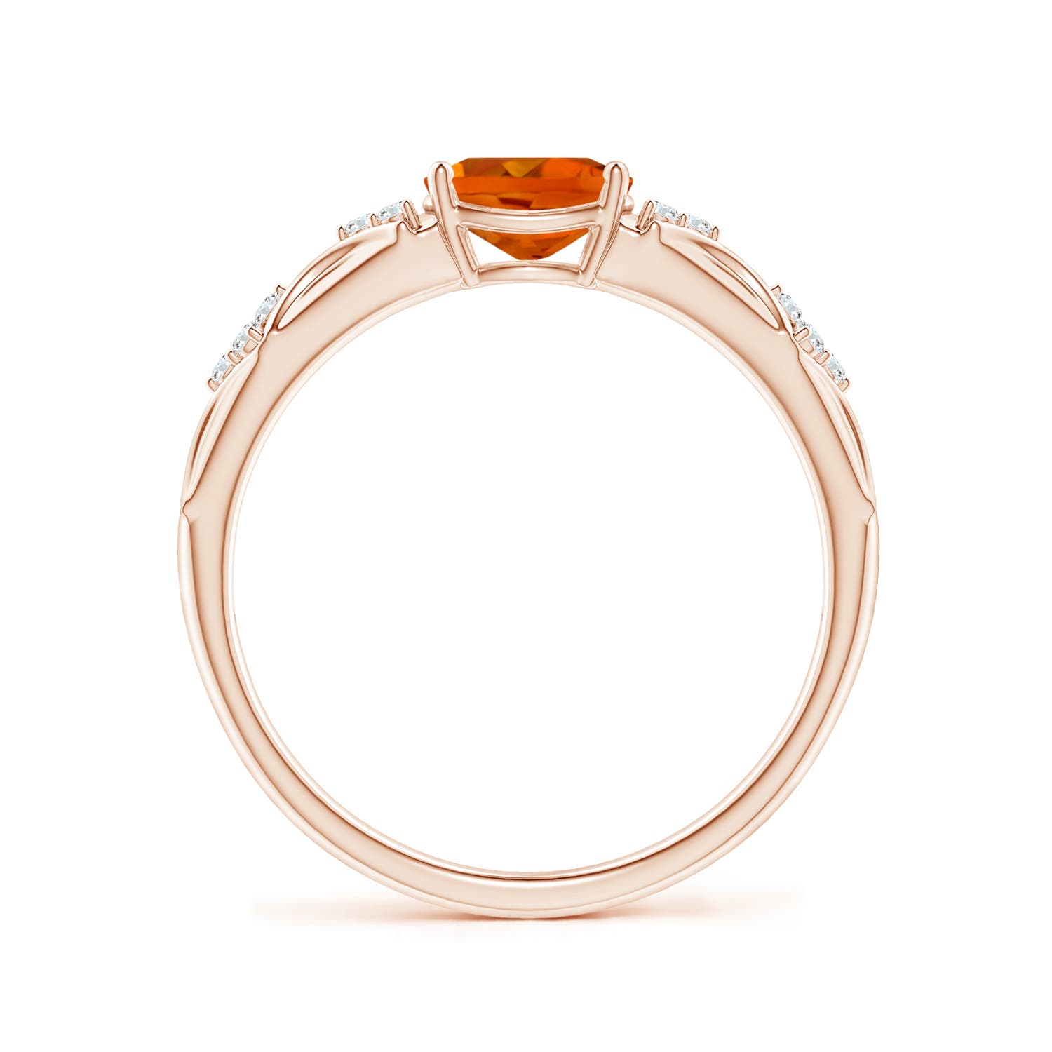 AAAA - Citrine / 0.79 CT / 14 KT Rose Gold