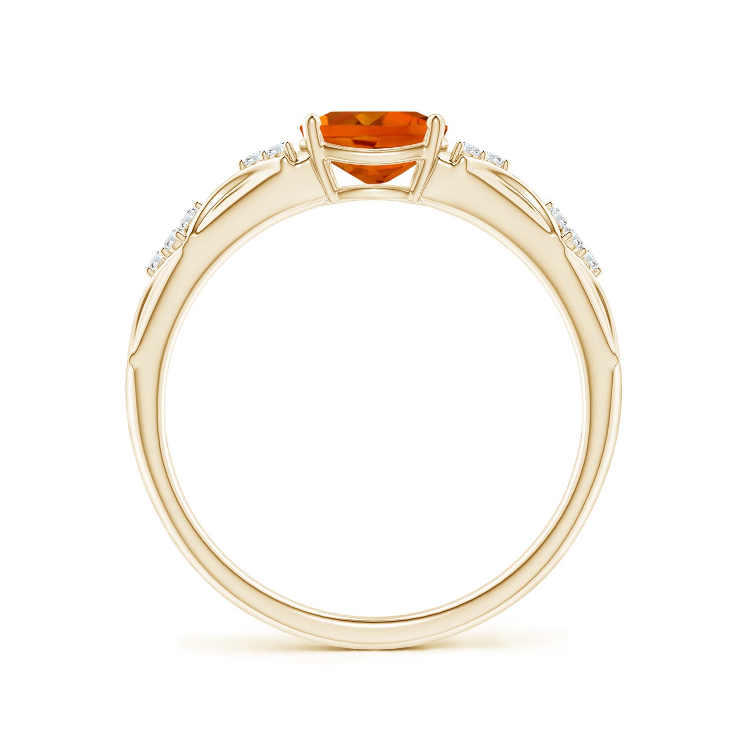 AAAA - Citrine / 0.79 CT / 14 KT Yellow Gold