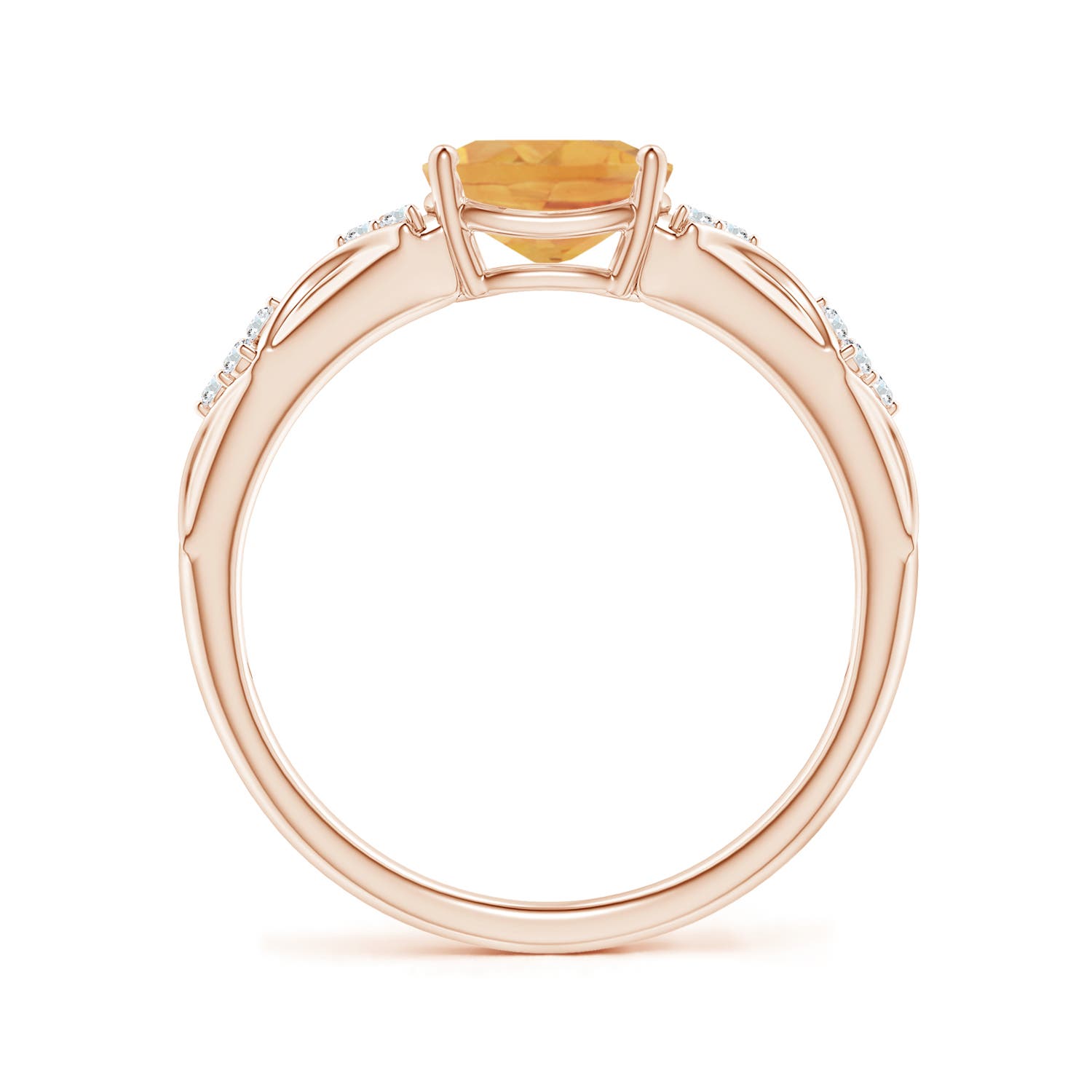 A - Citrine / 1.17 CT / 14 KT Rose Gold