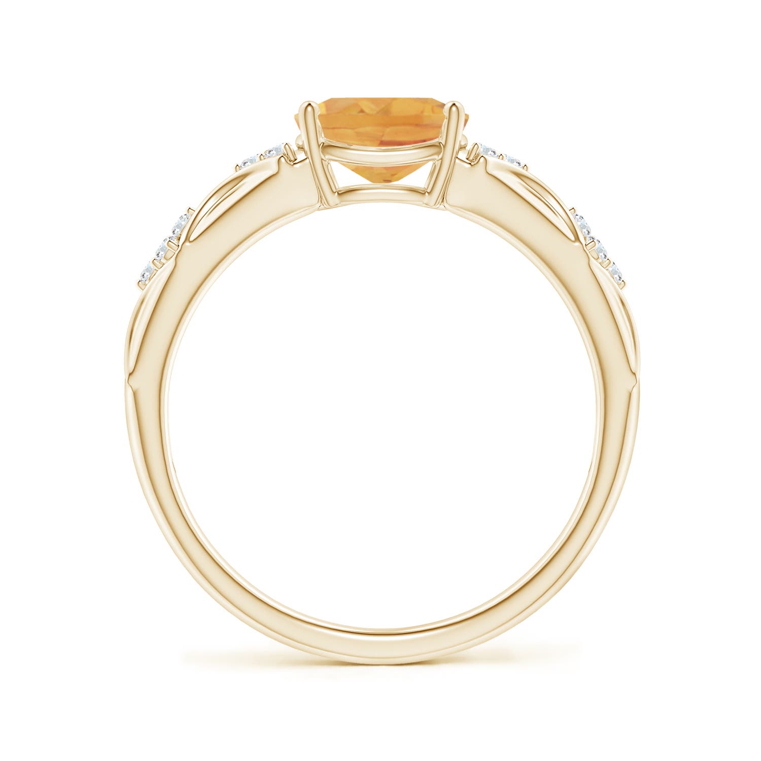 A - Citrine / 1.17 CT / 14 KT Yellow Gold