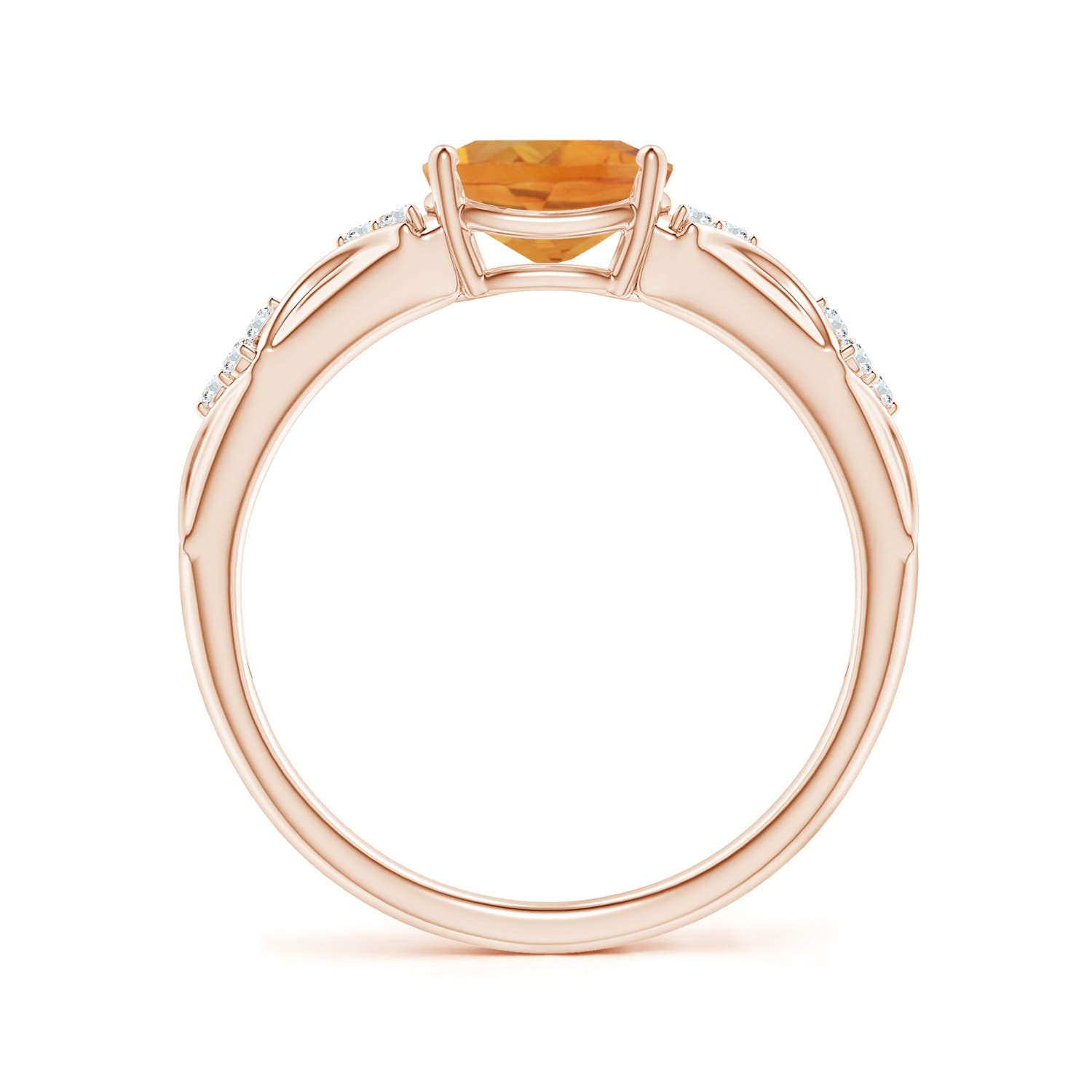 AA - Citrine / 1.17 CT / 14 KT Rose Gold