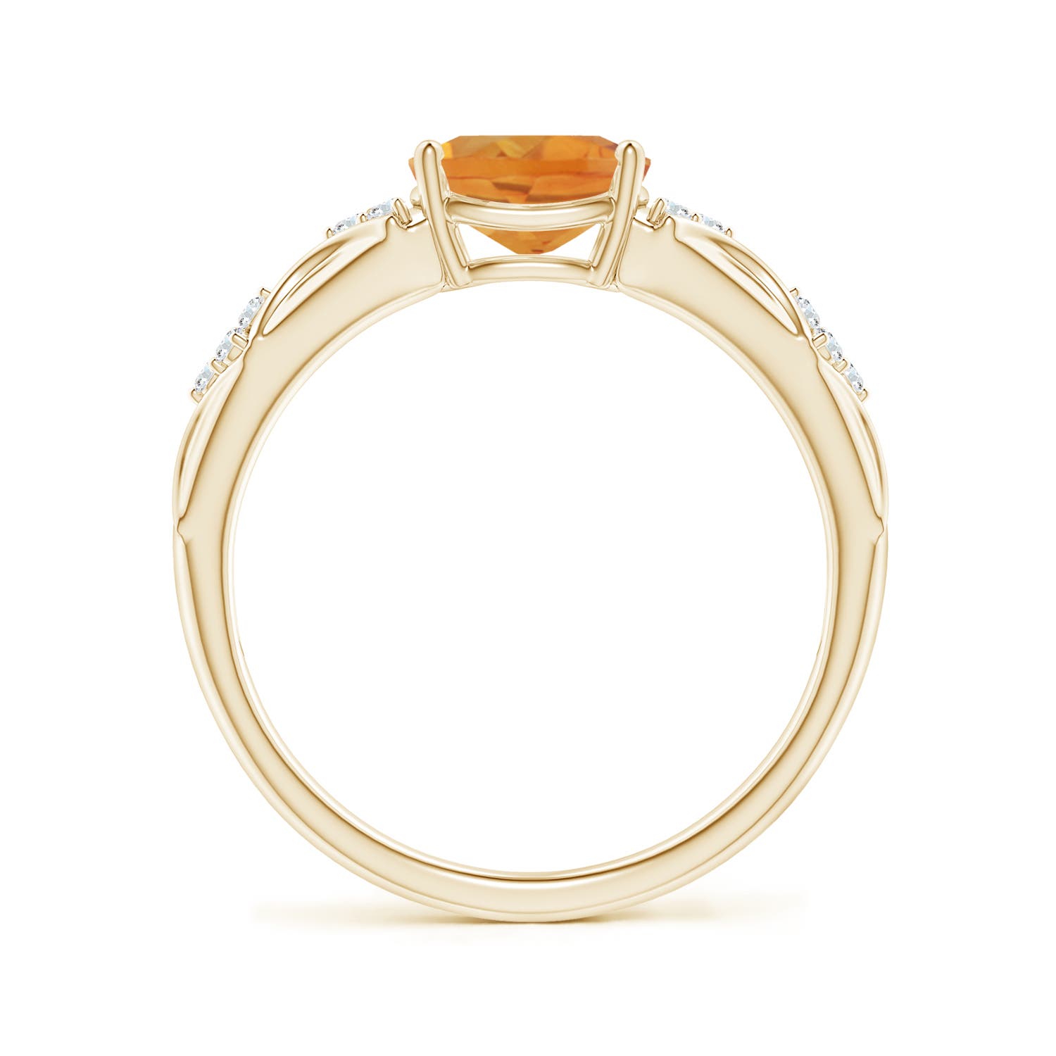 AA - Citrine / 1.17 CT / 14 KT Yellow Gold