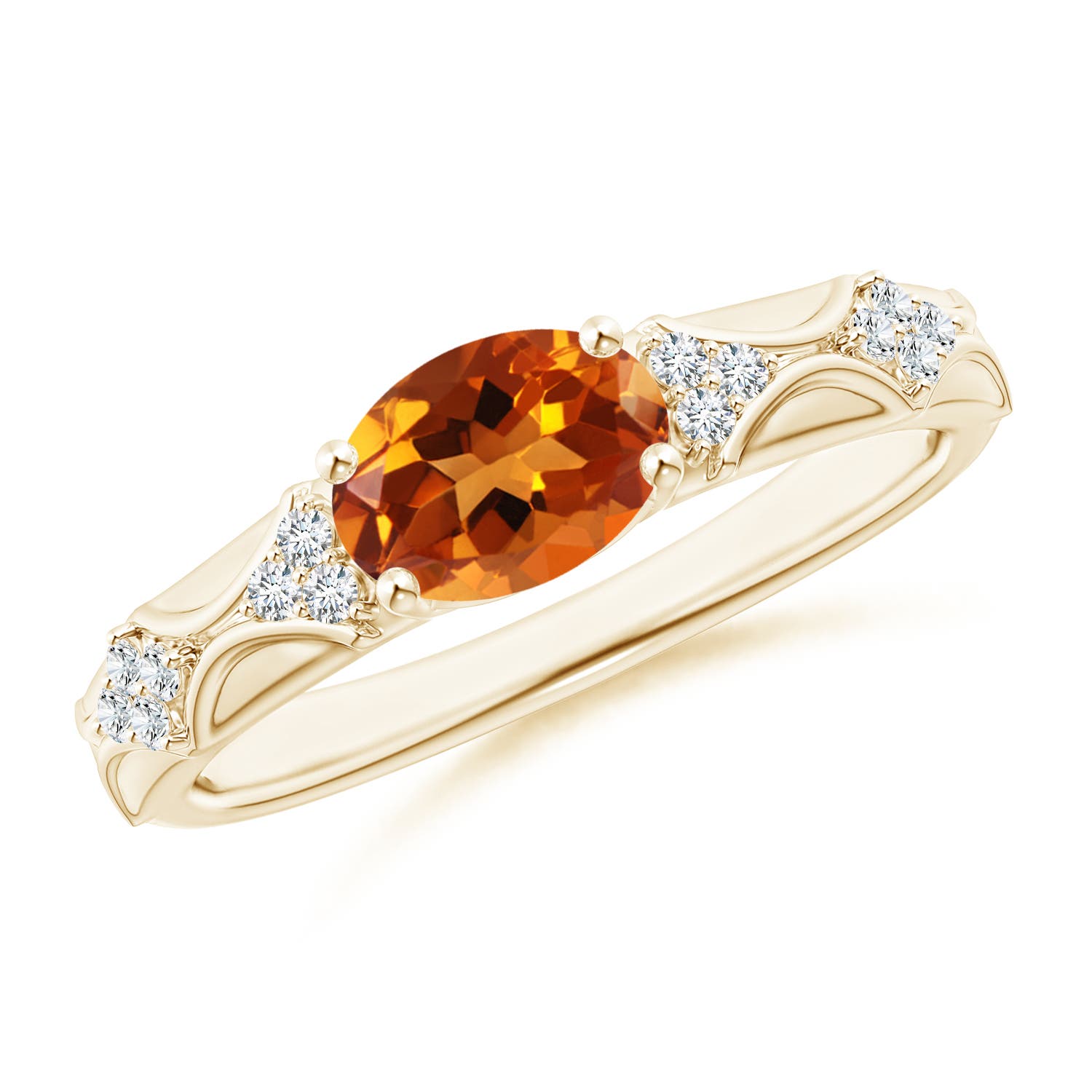 AAAA - Citrine / 1.17 CT / 14 KT Yellow Gold