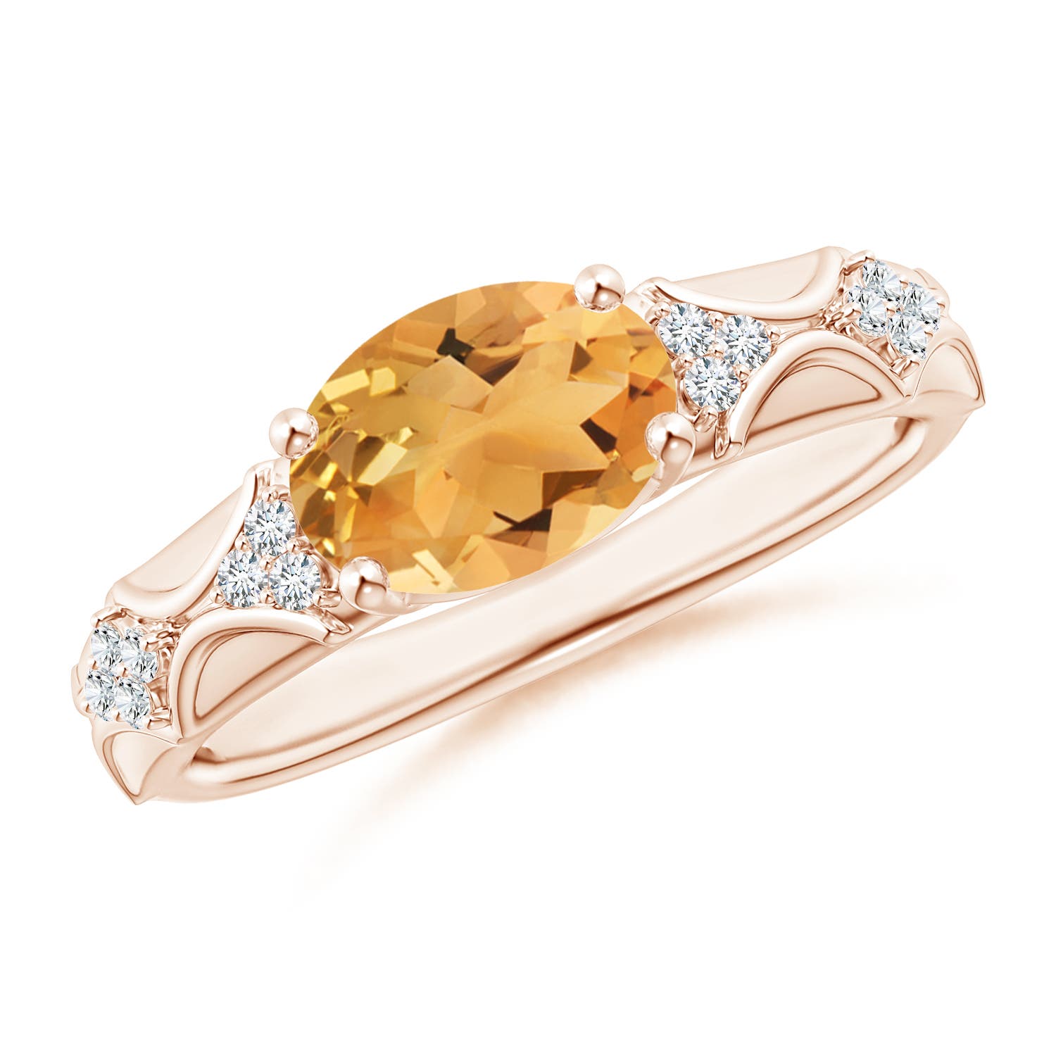 A - Citrine / 1.73 CT / 14 KT Rose Gold