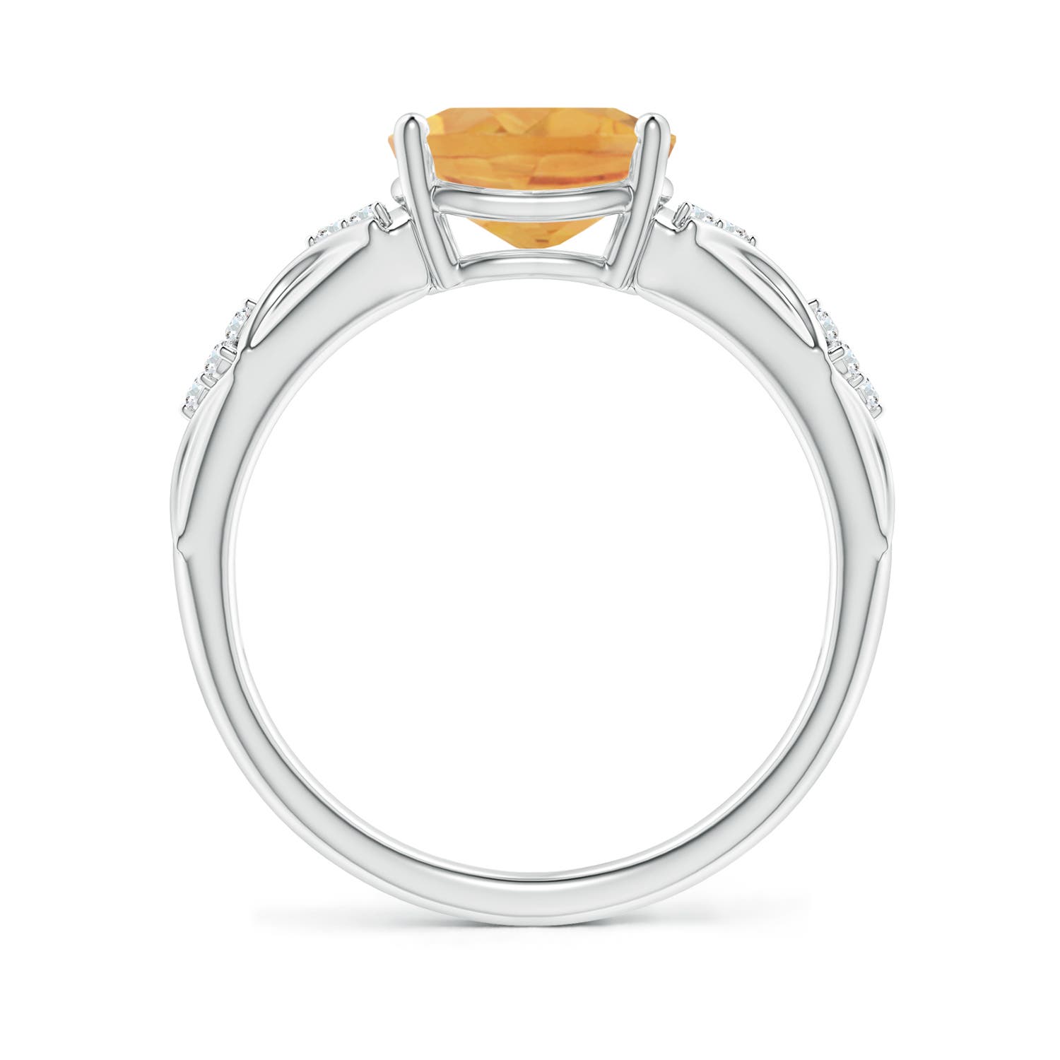 A - Citrine / 1.73 CT / 14 KT White Gold