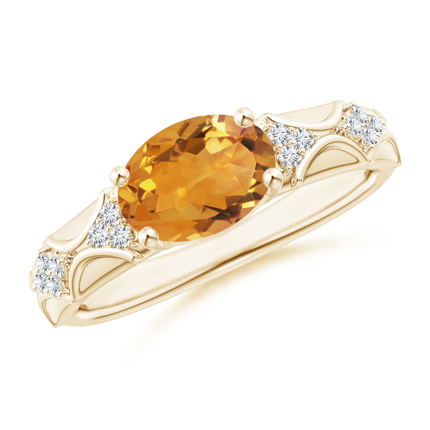 AA - Citrine / 1.73 CT / 14 KT Yellow Gold