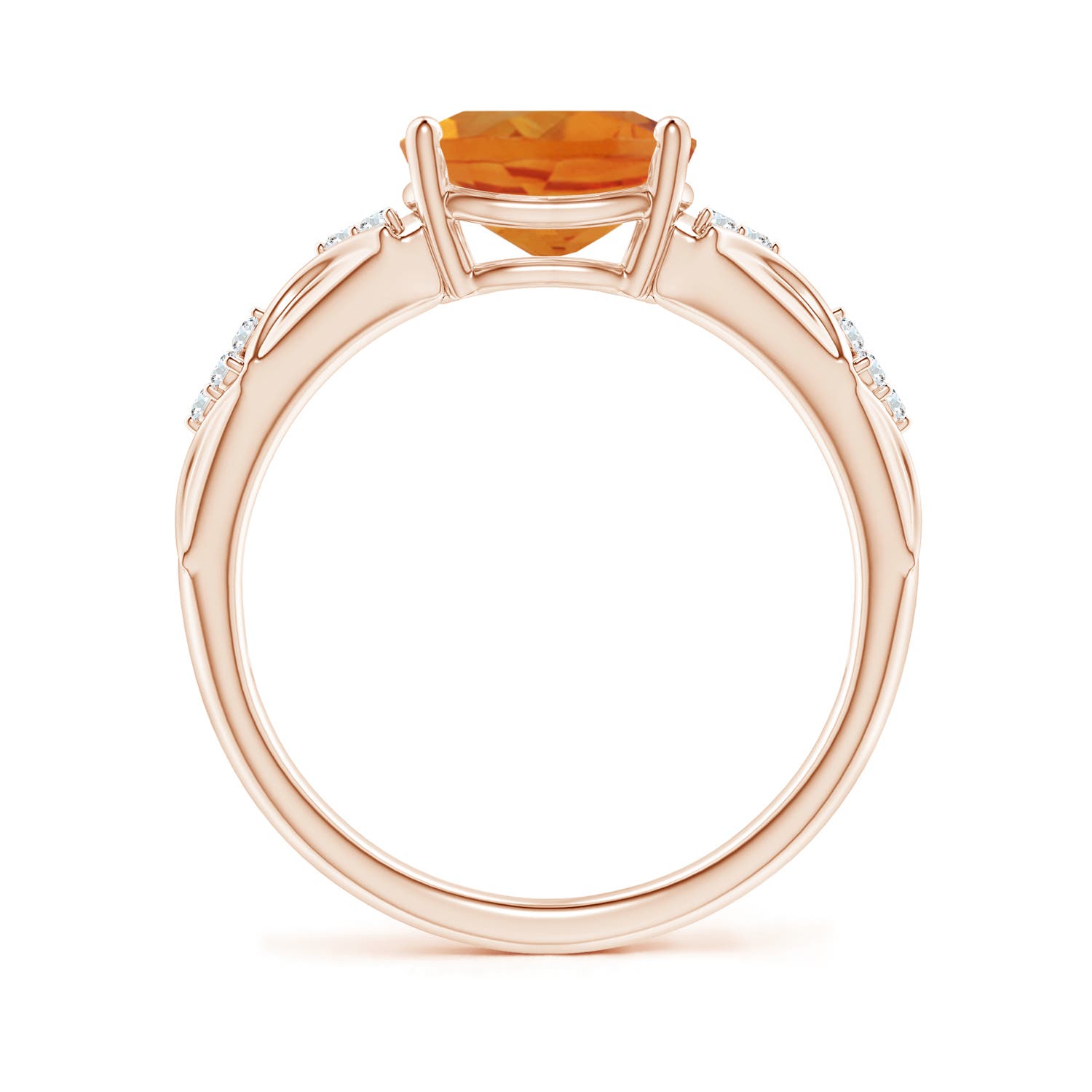 AAA - Citrine / 1.73 CT / 14 KT Rose Gold