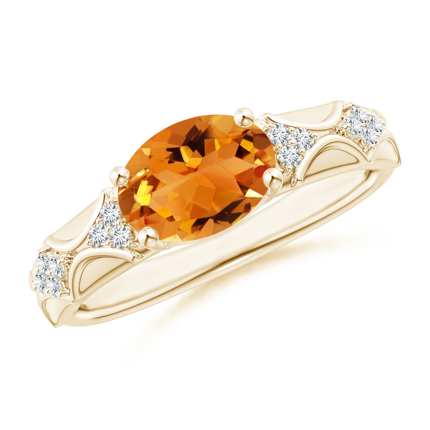 AAA - Citrine / 1.73 CT / 14 KT Yellow Gold