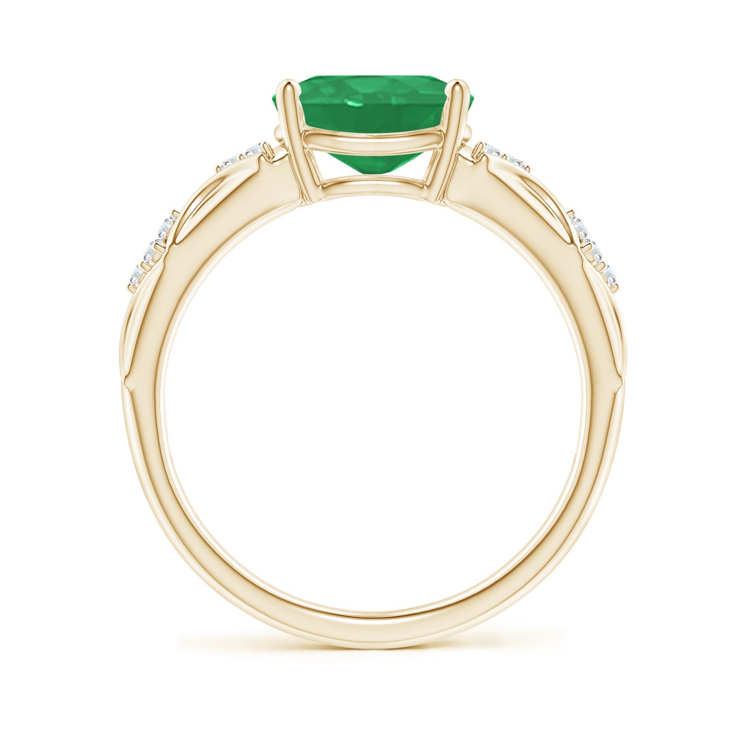 A - Emerald / 1.58 CT / 14 KT Yellow Gold