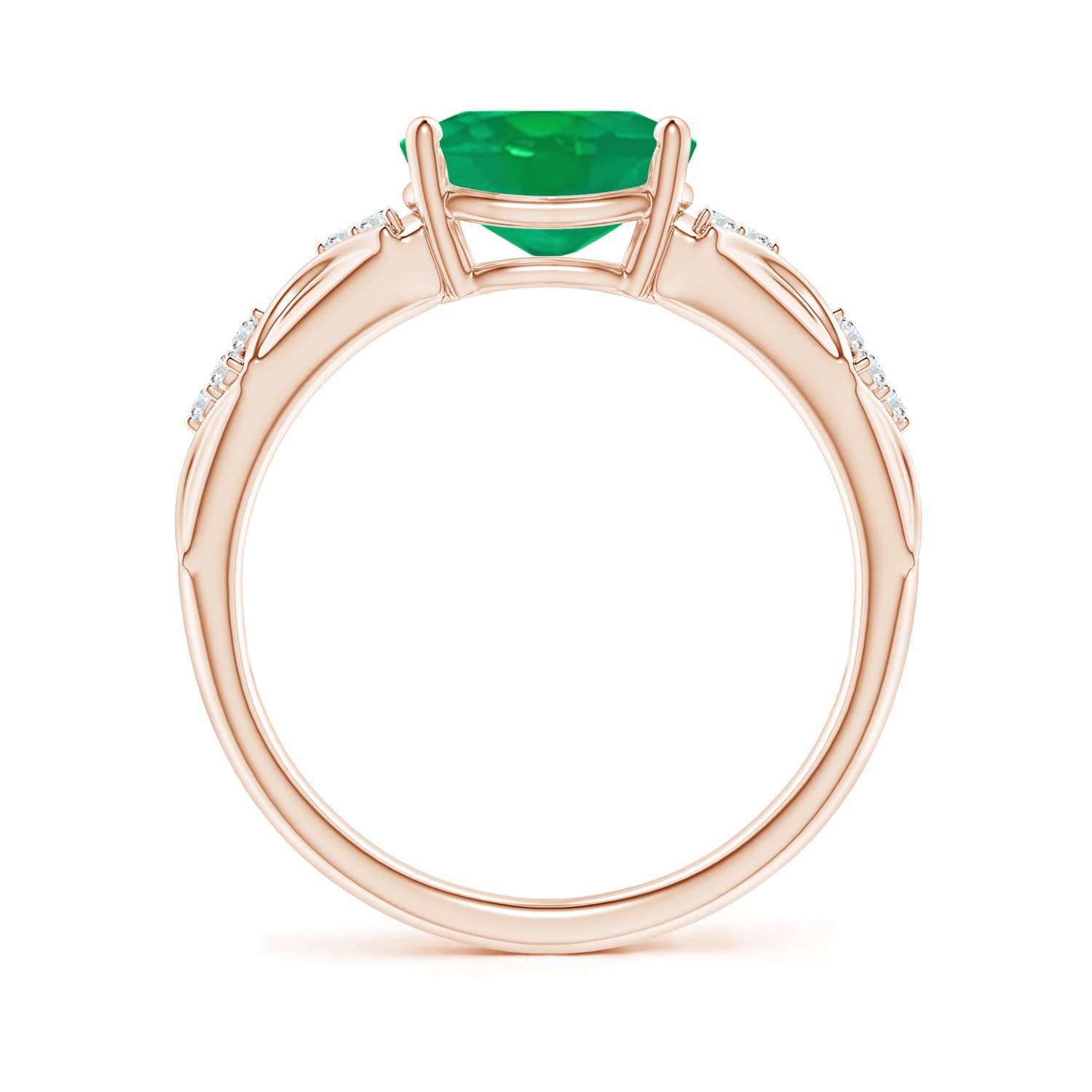 AA - Emerald / 1.58 CT / 14 KT Rose Gold