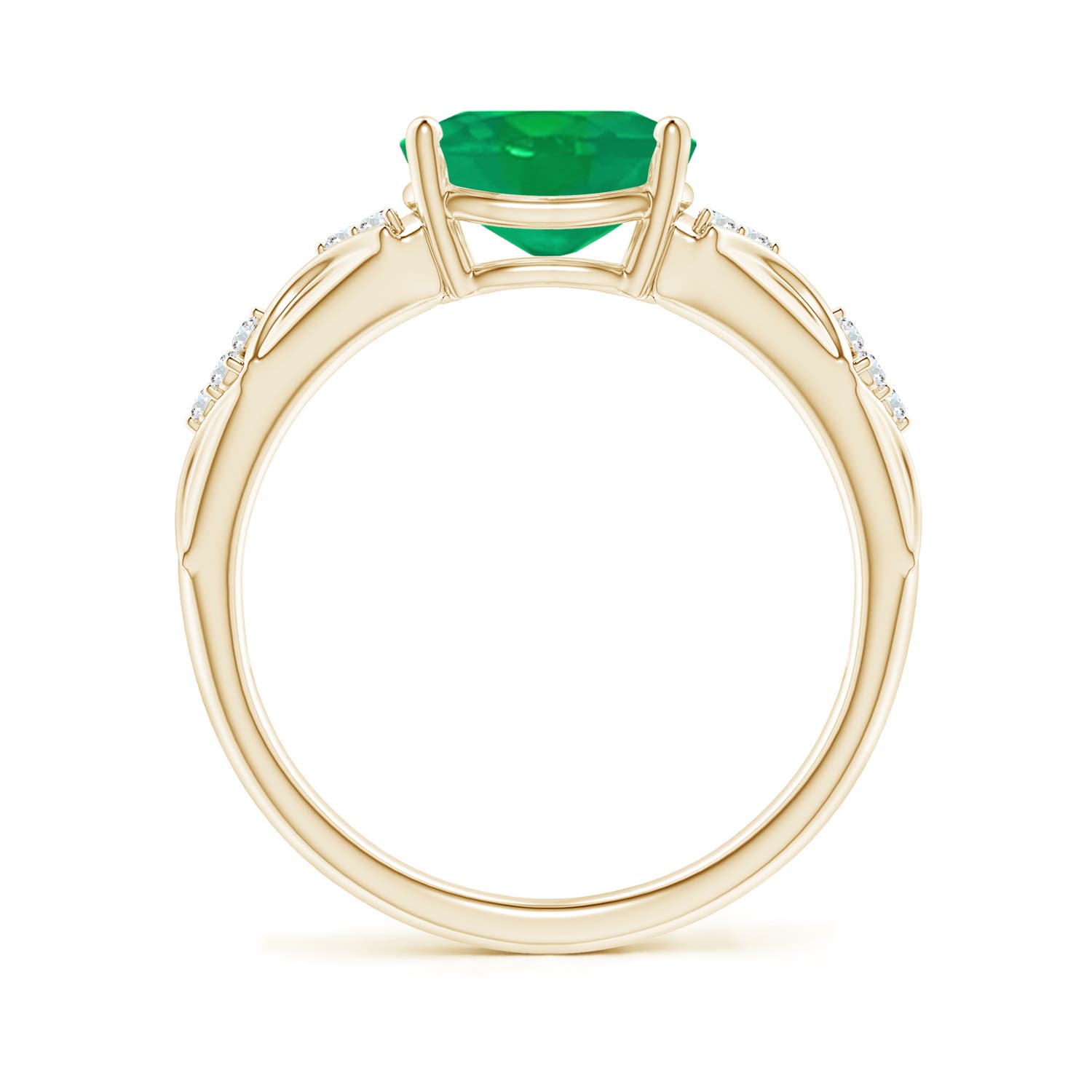 AA - Emerald / 1.58 CT / 14 KT Yellow Gold