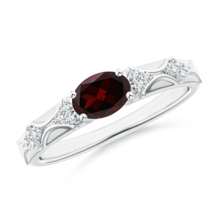 Oval A Garnet