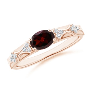 Oval A Garnet