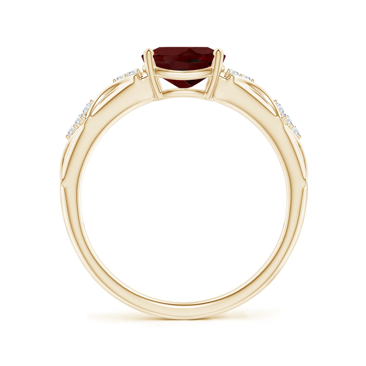 AAA - Garnet / 1.52 CT / 14 KT Yellow Gold