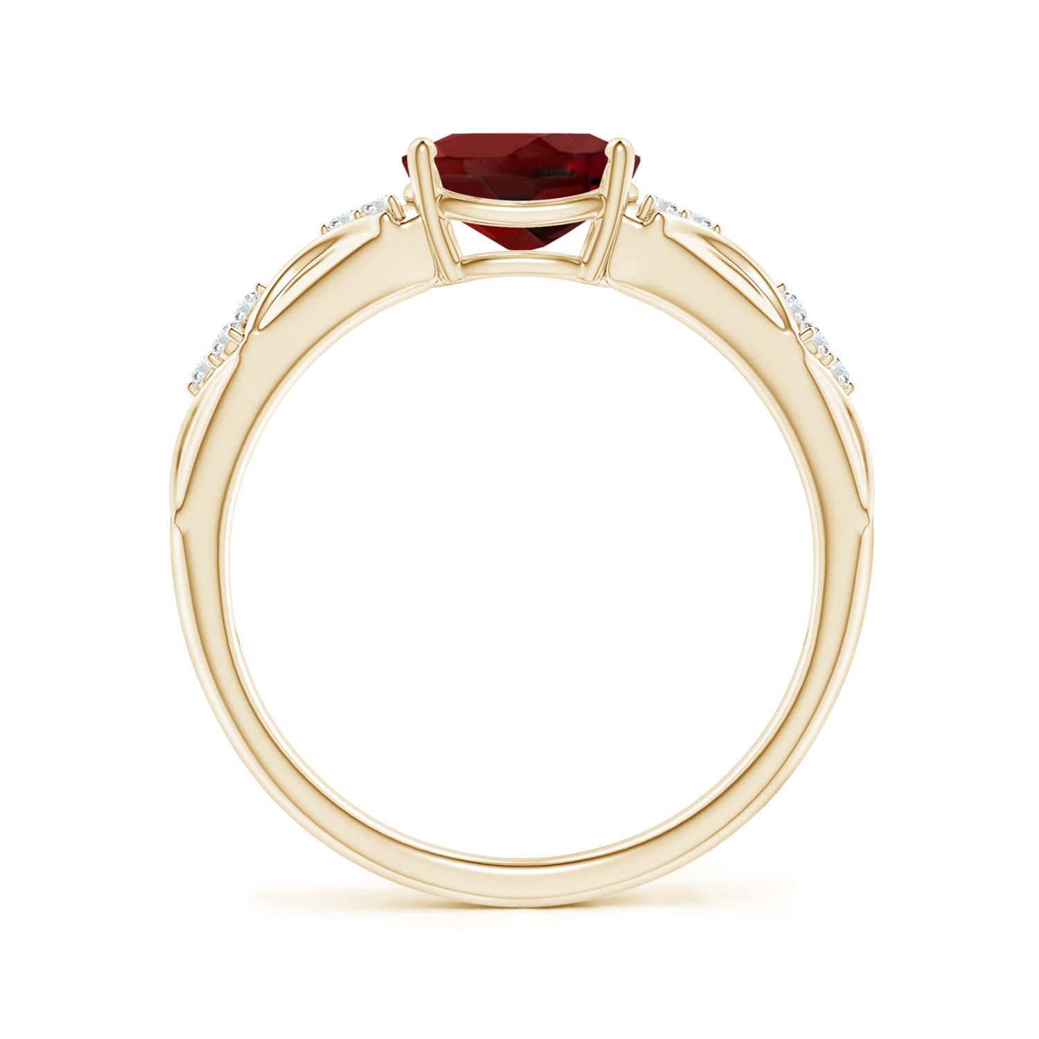 AAAA - Garnet / 1.52 CT / 14 KT Yellow Gold