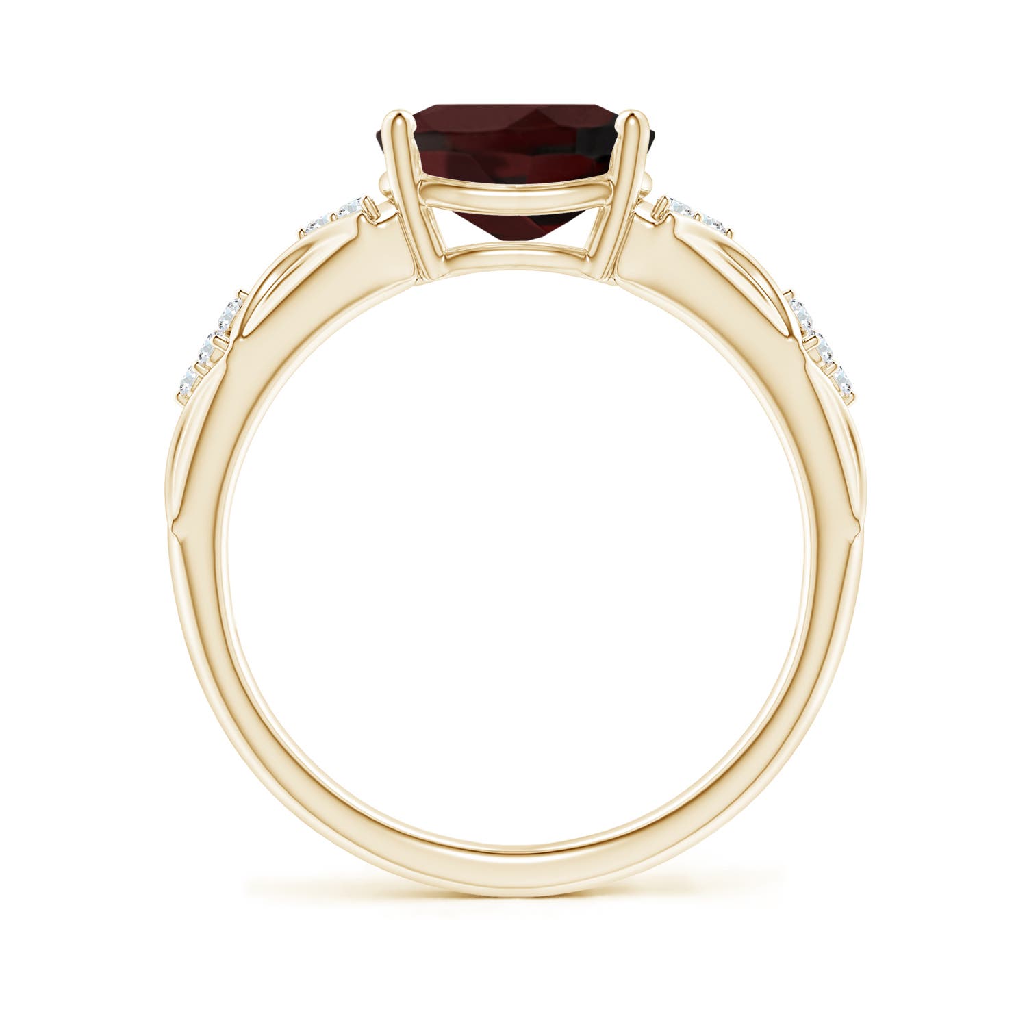 A - Garnet / 2.08 CT / 14 KT Yellow Gold