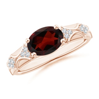 Oval AA Garnet