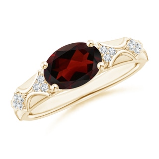 Oval AA Garnet
