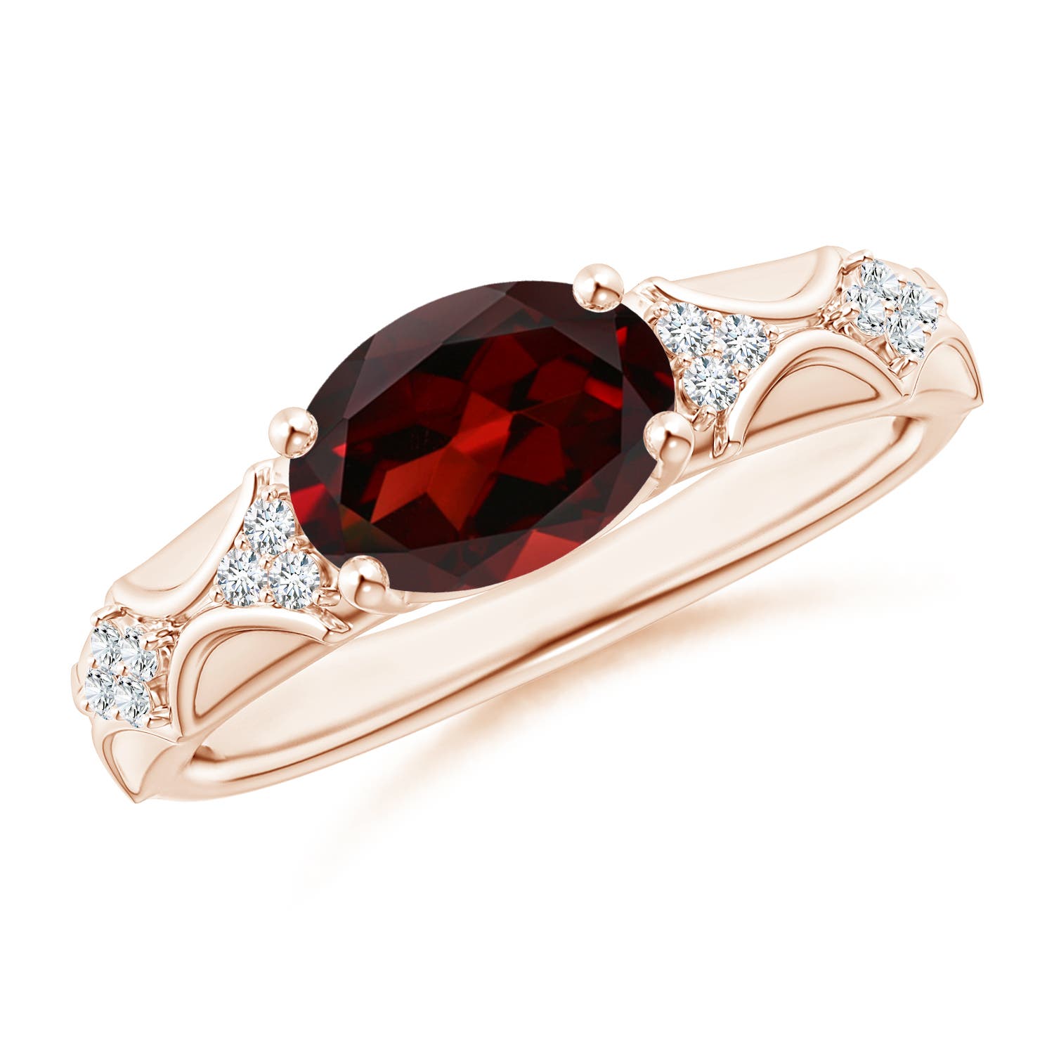 AAA - Garnet / 2.08 CT / 14 KT Rose Gold