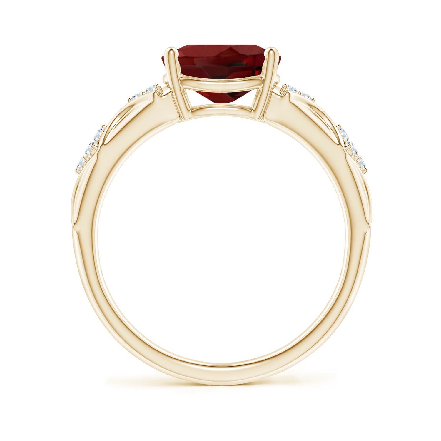 AAAA - Garnet / 2.08 CT / 14 KT Yellow Gold