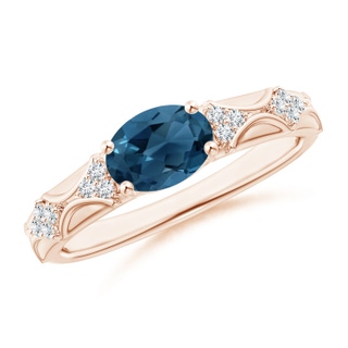 Oval AA London Blue Topaz
