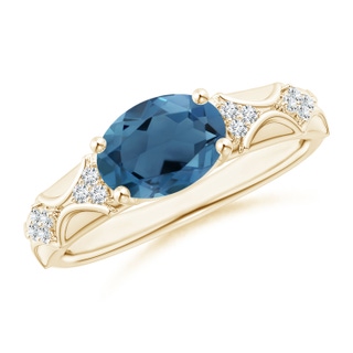 Oval A London Blue Topaz
