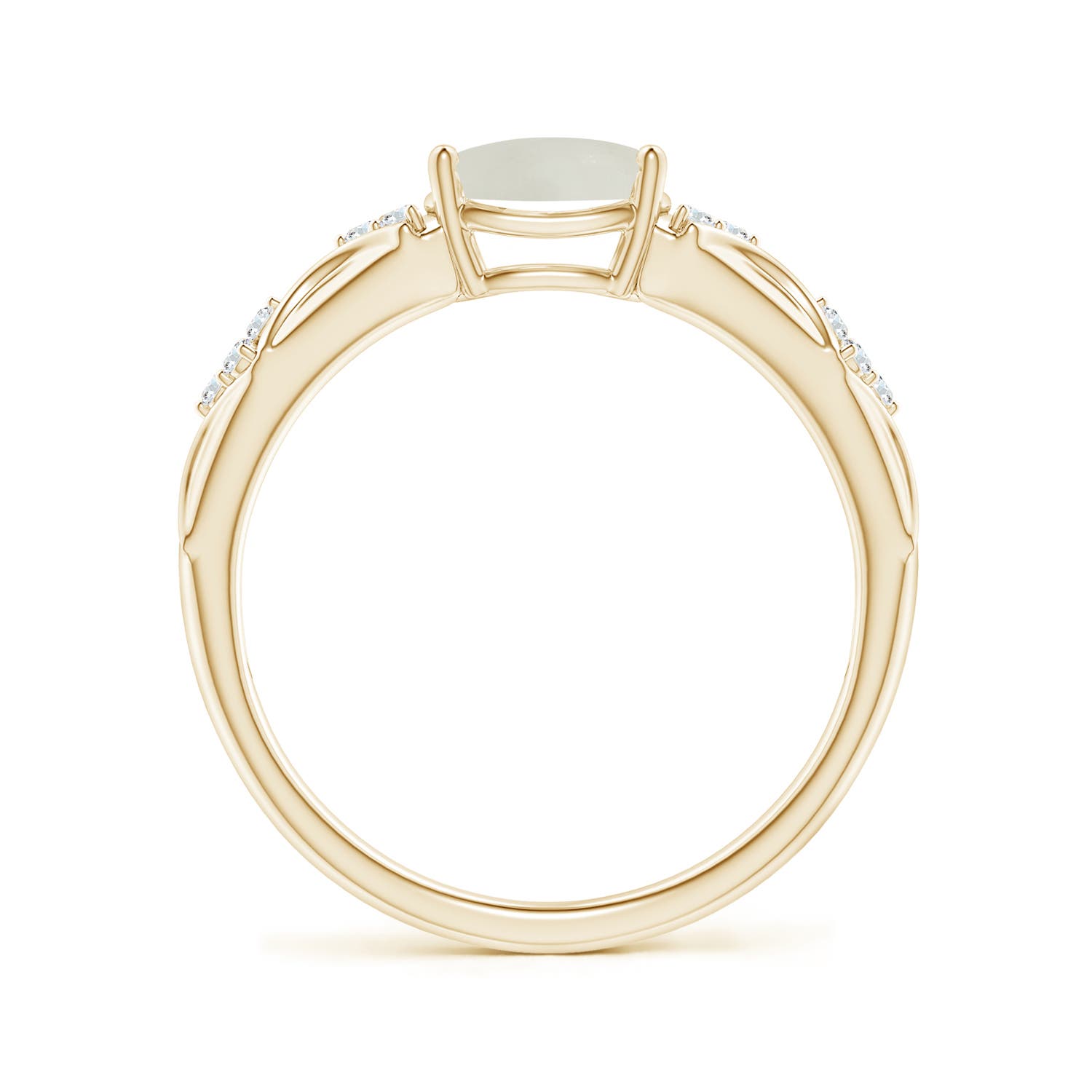 AAA - Moonstone / 1.17 CT / 14 KT Yellow Gold