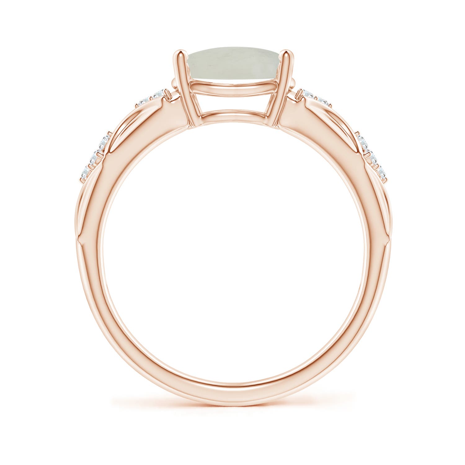 A - Moonstone / 1.78 CT / 14 KT Rose Gold