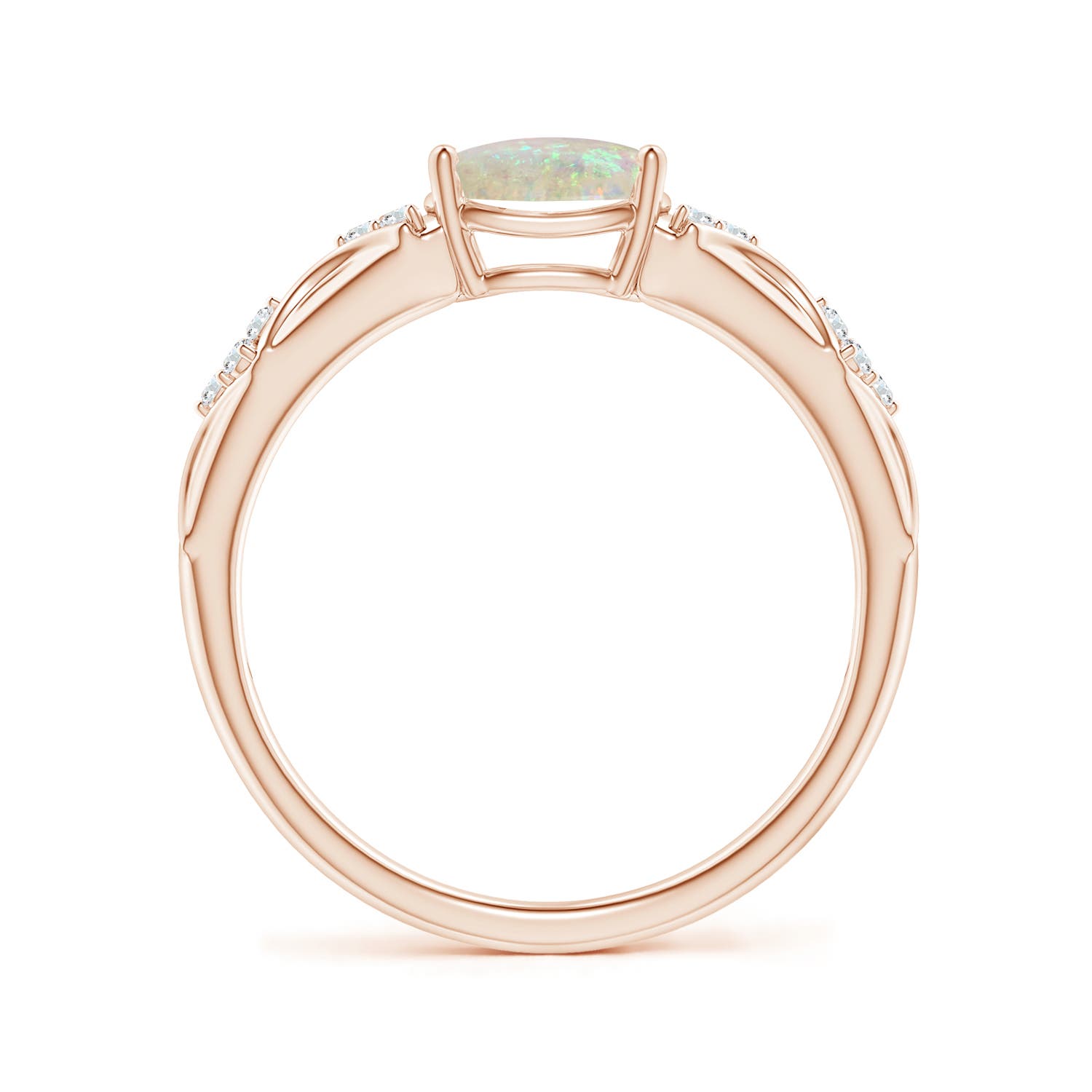 AAA - Opal / 0.87 CT / 14 KT Rose Gold