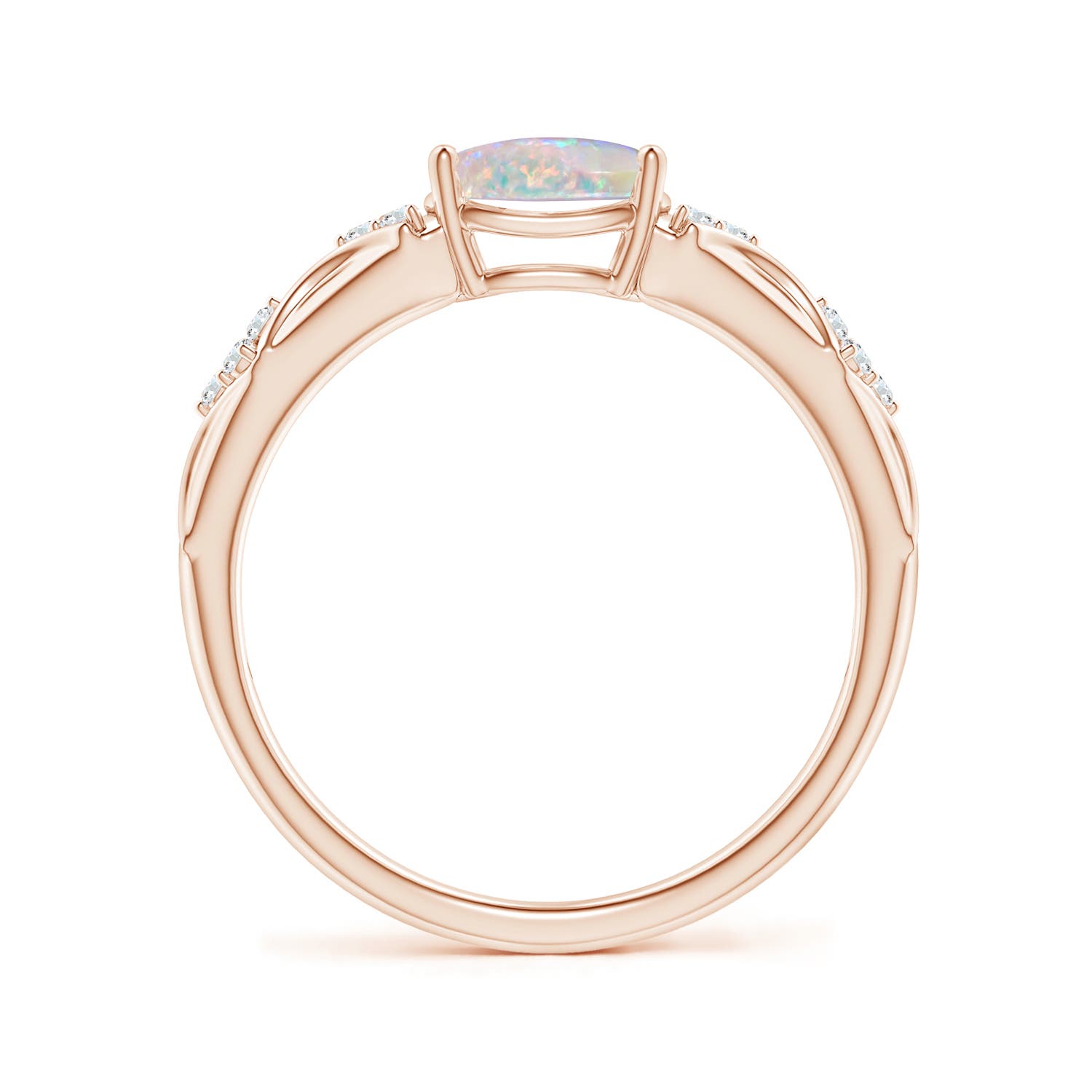 AAAA - Opal / 0.87 CT / 14 KT Rose Gold