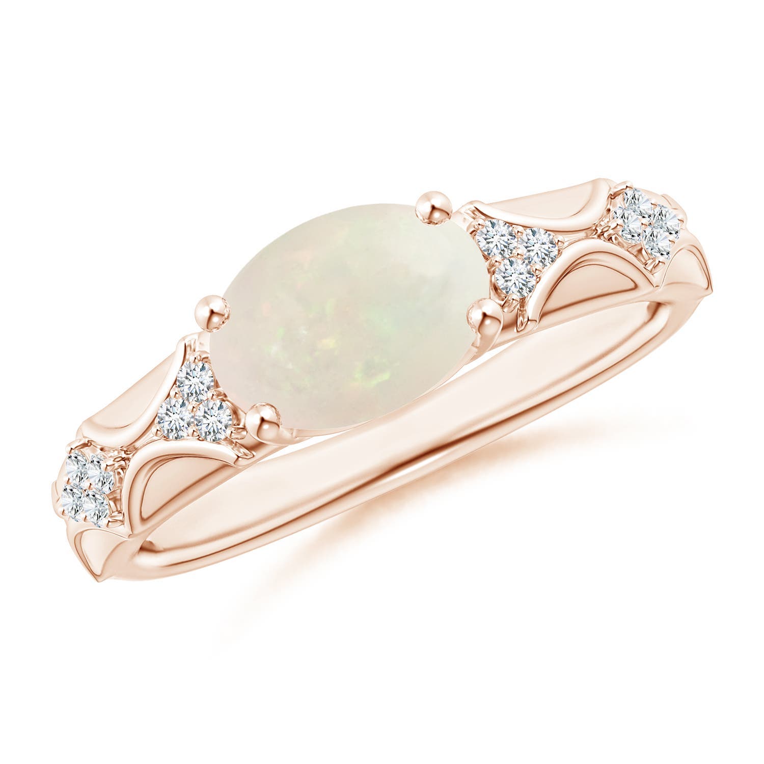 A - Opal / 1.18 CT / 14 KT Rose Gold