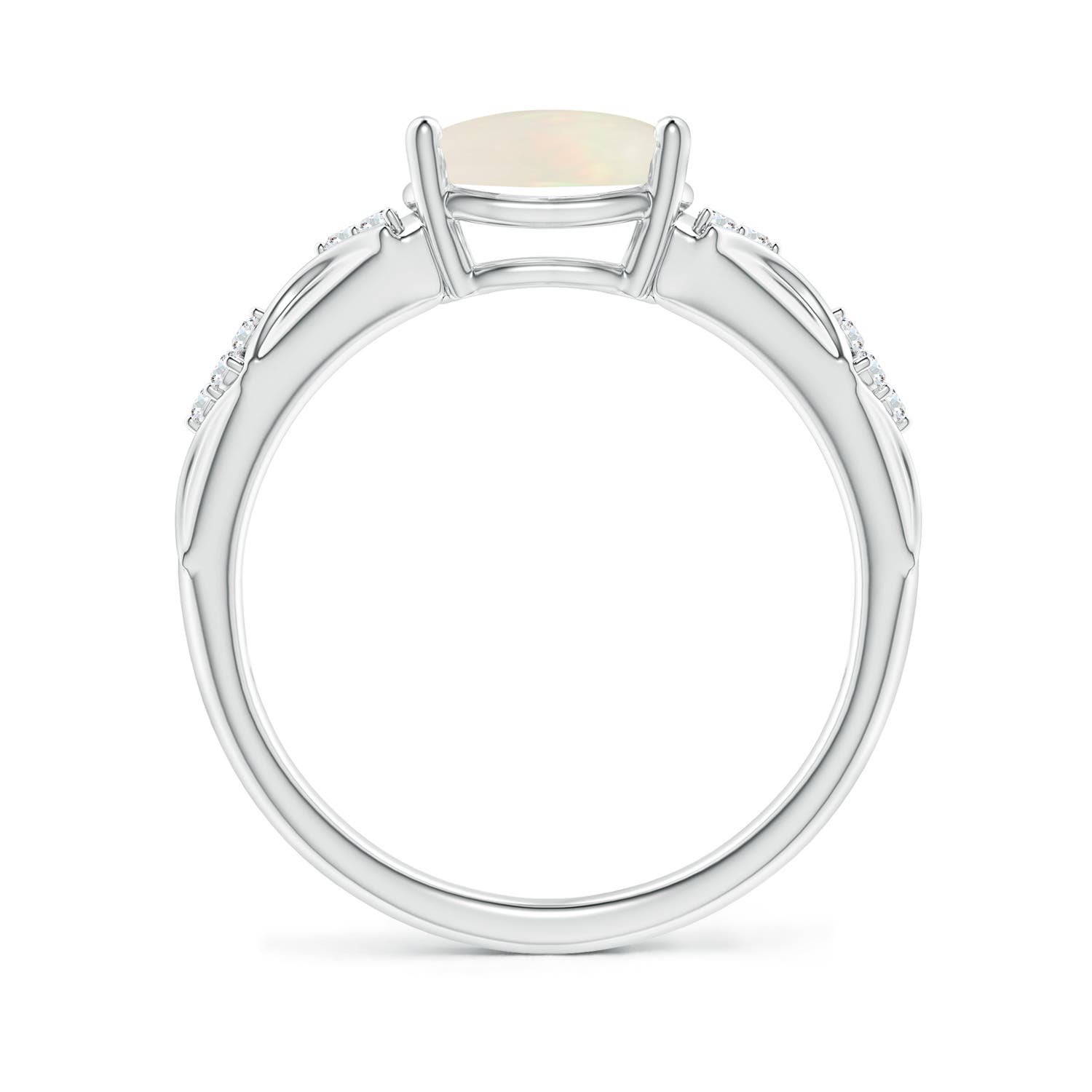 A - Opal / 1.18 CT / 14 KT White Gold