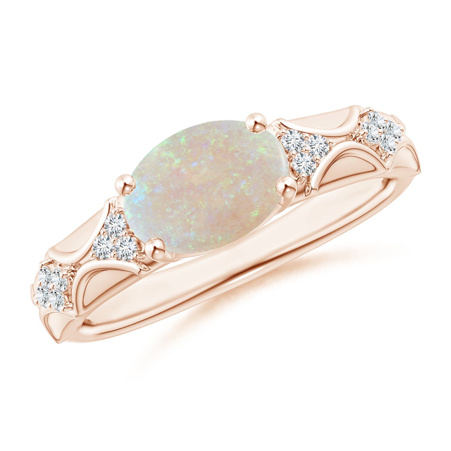 AA - Opal / 1.18 CT / 14 KT Rose Gold