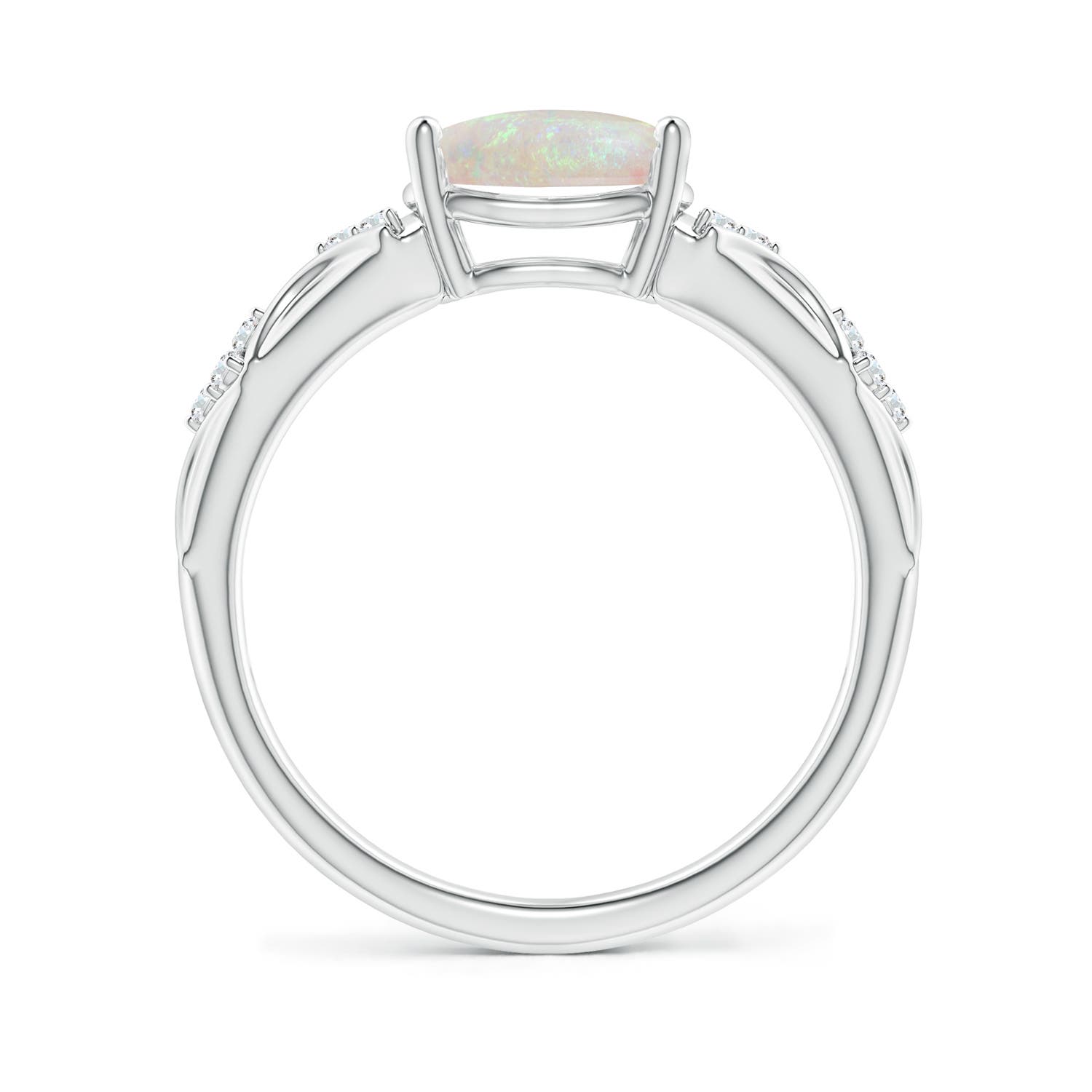 AA - Opal / 1.18 CT / 14 KT White Gold