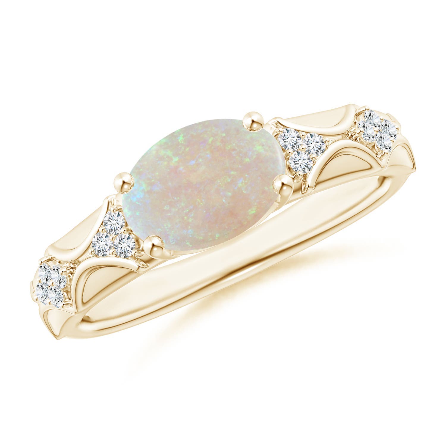 AA - Opal / 1.18 CT / 14 KT Yellow Gold