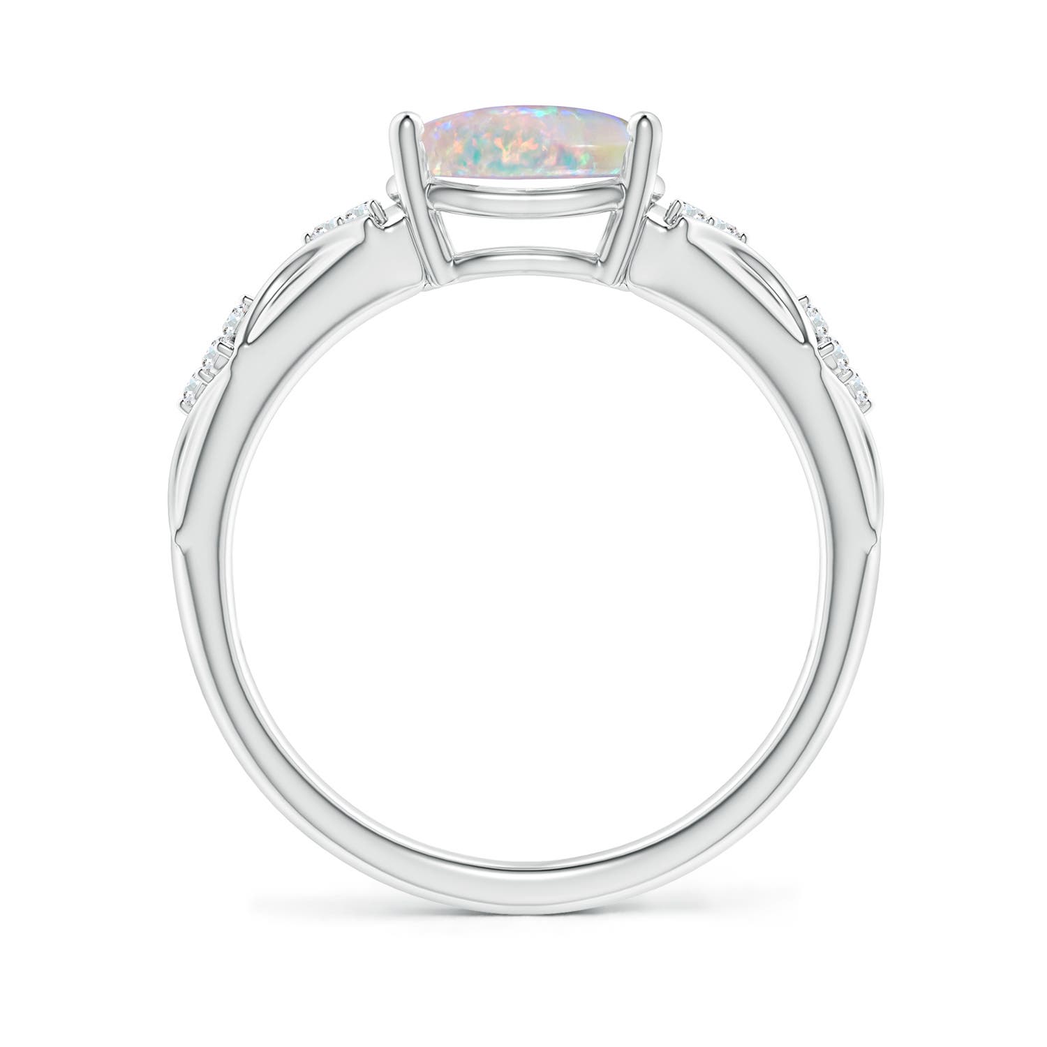 AAAA - Opal / 1.18 CT / 14 KT White Gold