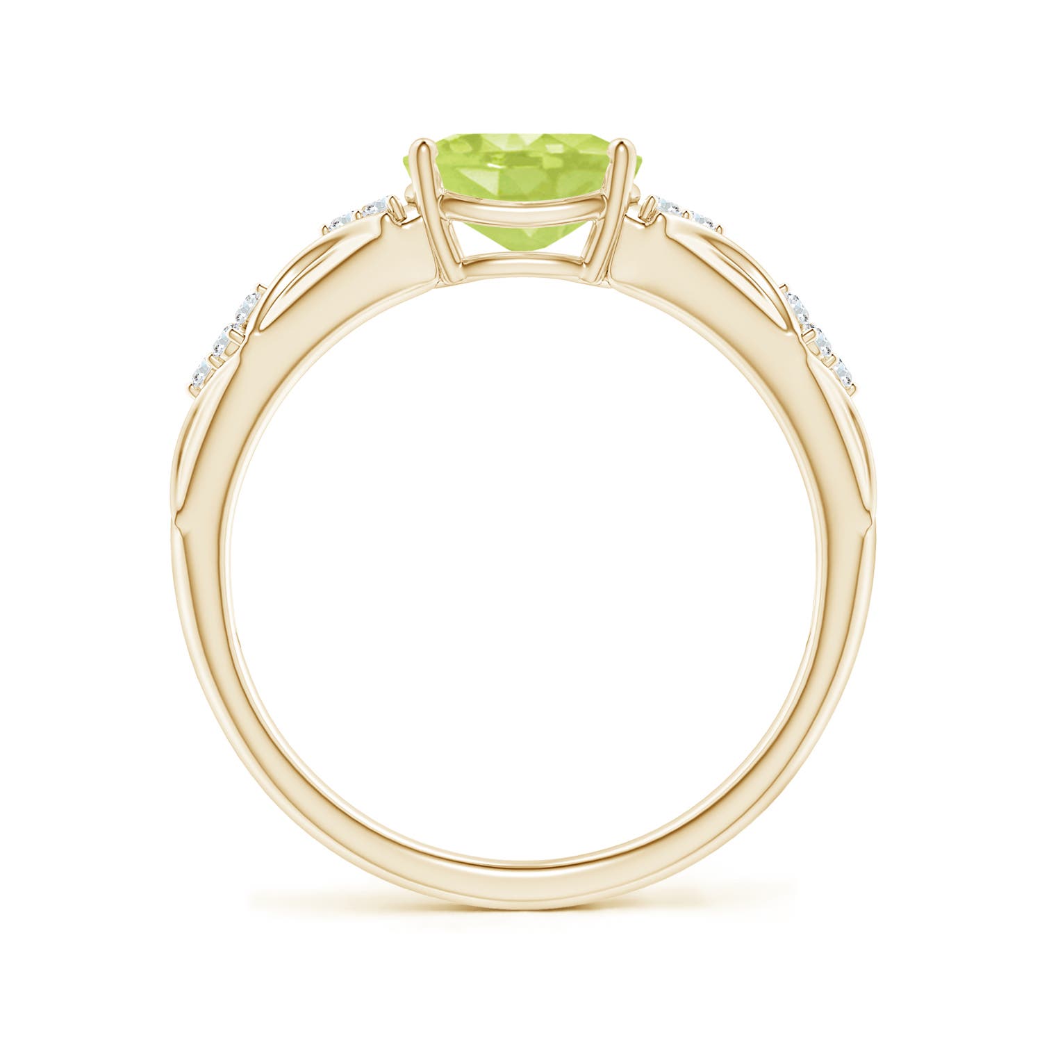 A - Peridot / 1.42 CT / 14 KT Yellow Gold