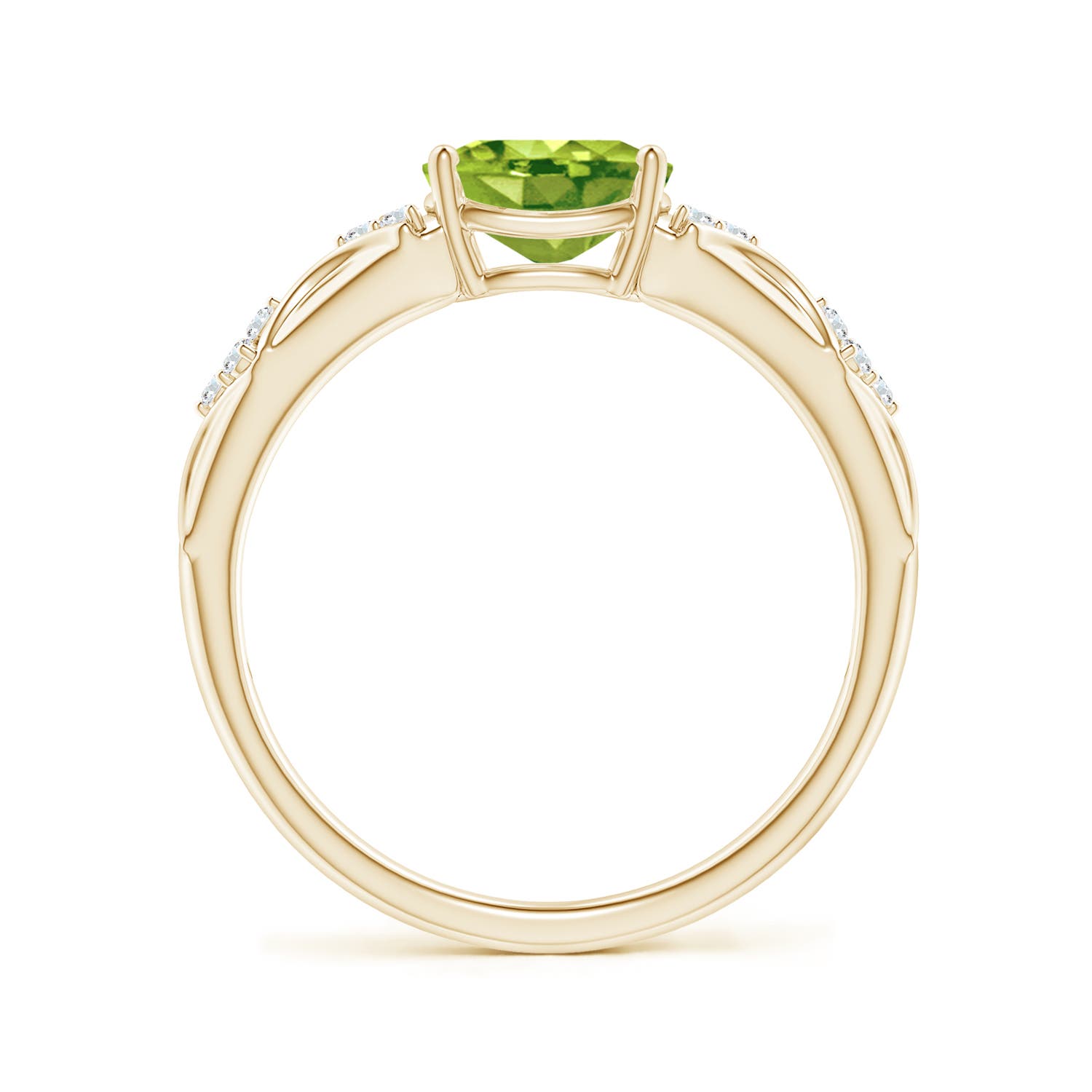 AAA - Peridot / 1.42 CT / 14 KT Yellow Gold